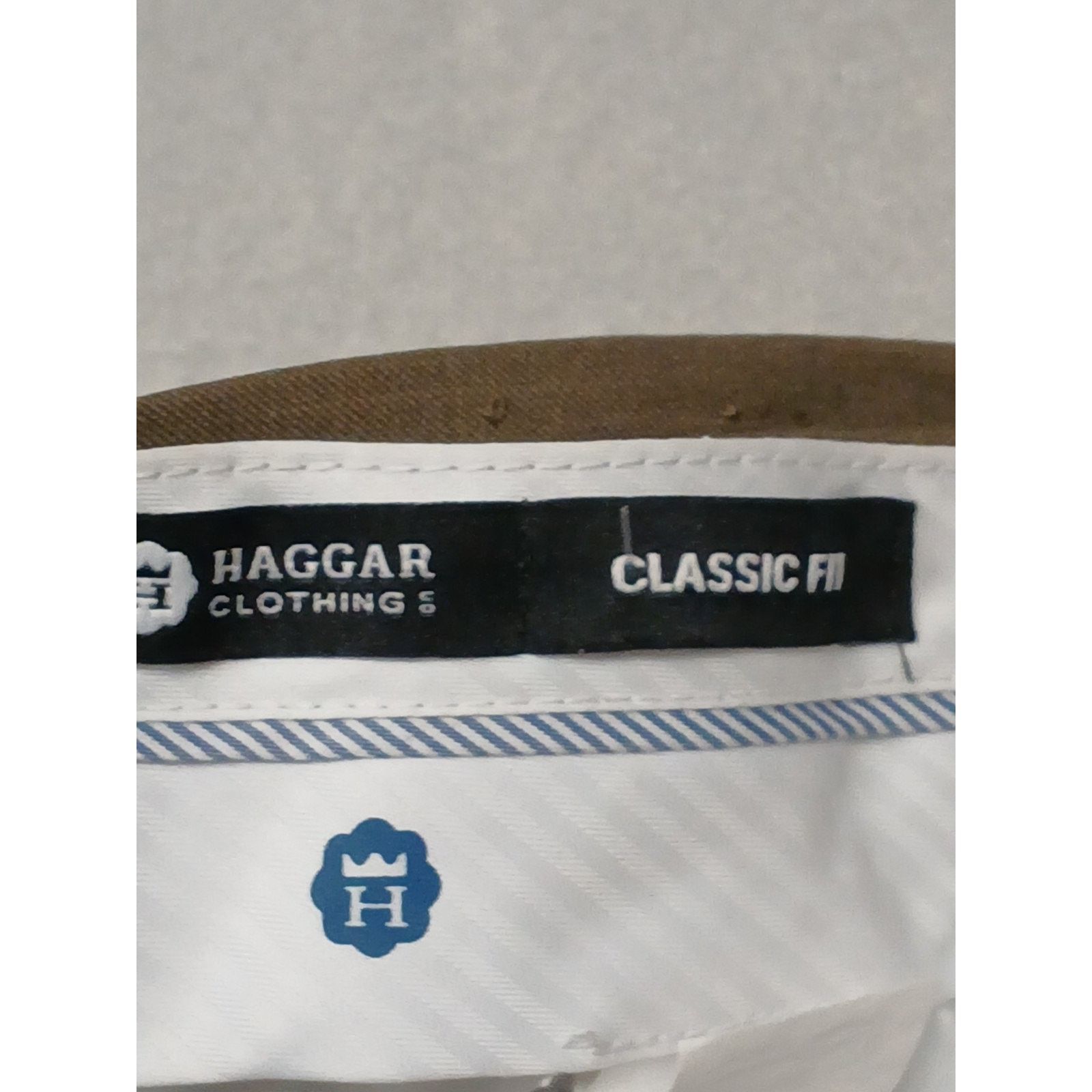 Haggar Haggar 38x32 Beige Polyester Relaxed Comfort Classic Pants Size US 38 / EU 54 - 10 Thumbnail