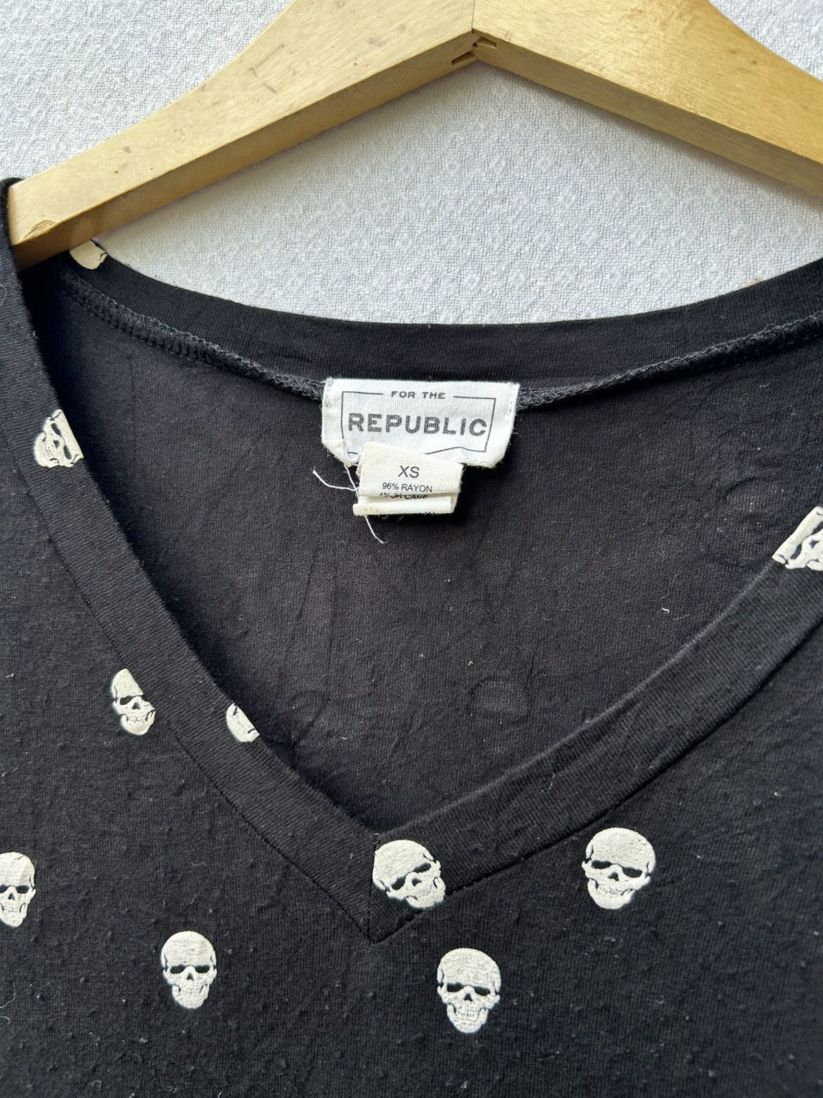 If Six Was Nine × Japanese Brand × Le Grande Bleu (L.G.B.) For The Republic Skull T-Shirt Size US XS / EU 42 / 0 - 5 Thumbnail