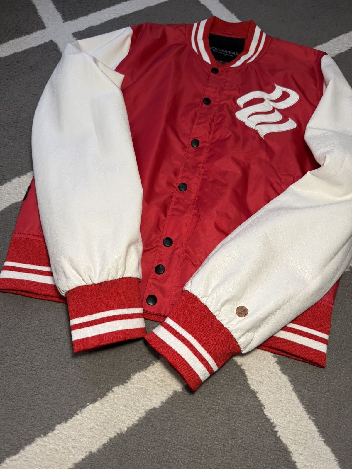 Vintage Rocawear College Varsity Jacket by Jay-Z Embroidered Logo Size US M / EU 48-50 / 2 - 12 Thumbnail