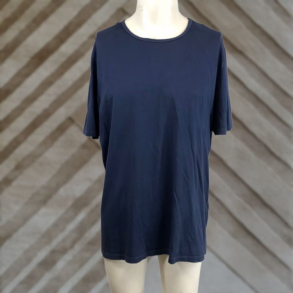Vintage Robert Barakett XXL Cotton Shirt: Classic Navy Blue Size US XL / EU 56 / 4 - 1 Thumbnail