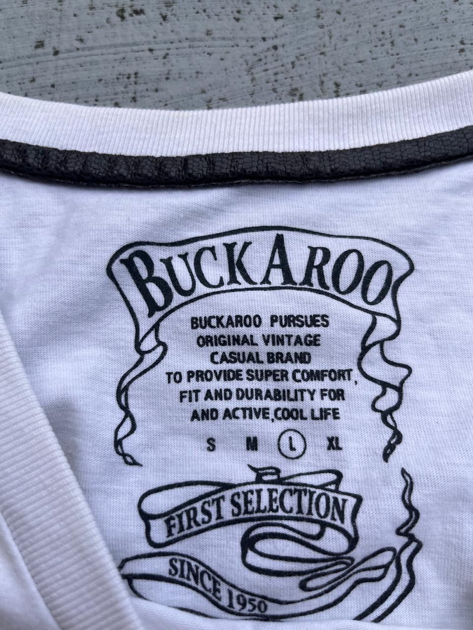 BUCKAROO Buckaroo Pocket Tee White Size US S / EU 44-46 / 1 - 2 Thumbnail