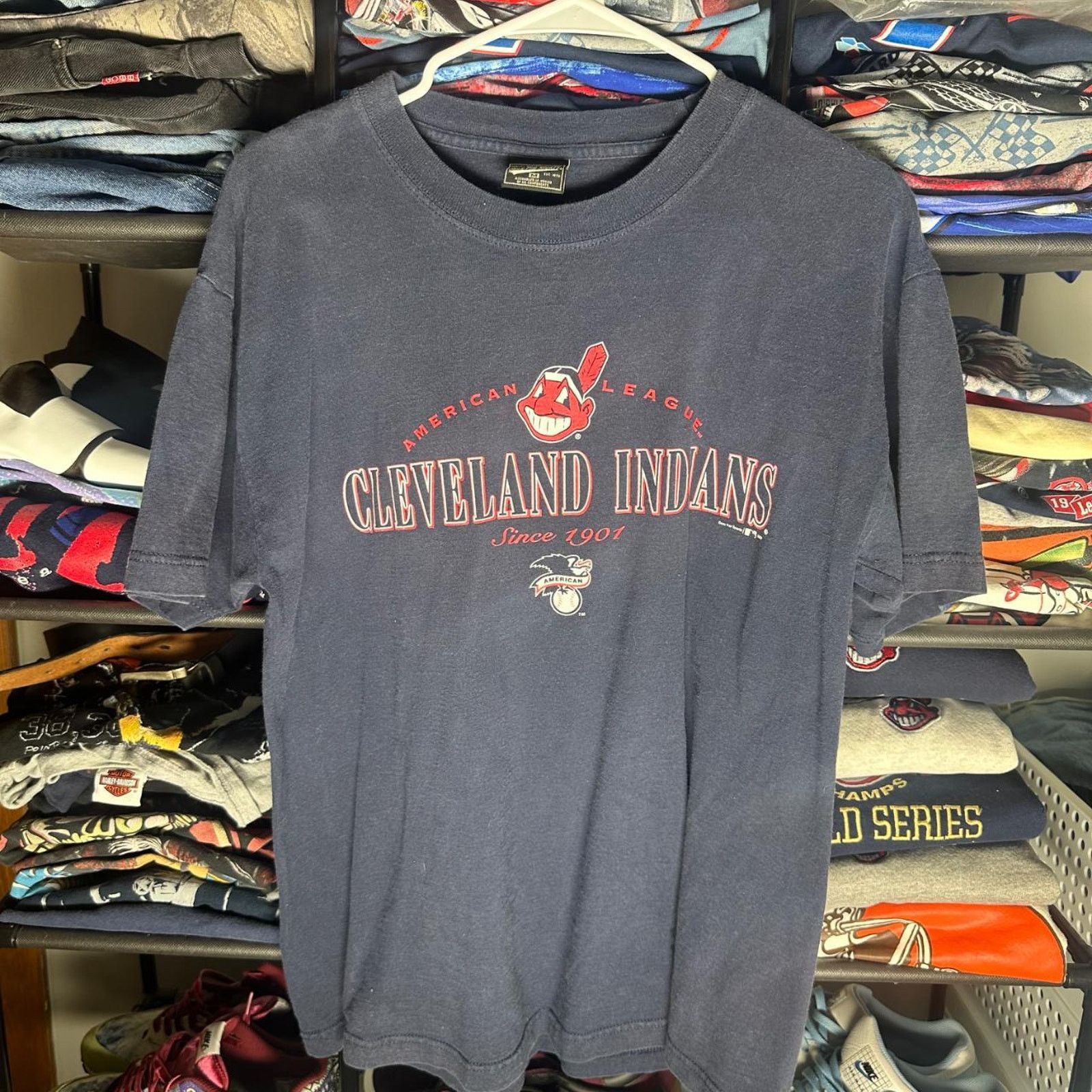 Starter Vintage Cleveland Indians Shirt Size US M / EU 48-50 / 2 - 1 Thumbnail