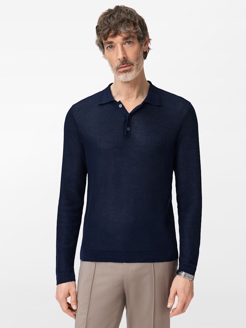 John Varvatos Venturi Polo Large Size US L / EU 52-54 / 3 - 2 Thumbnail