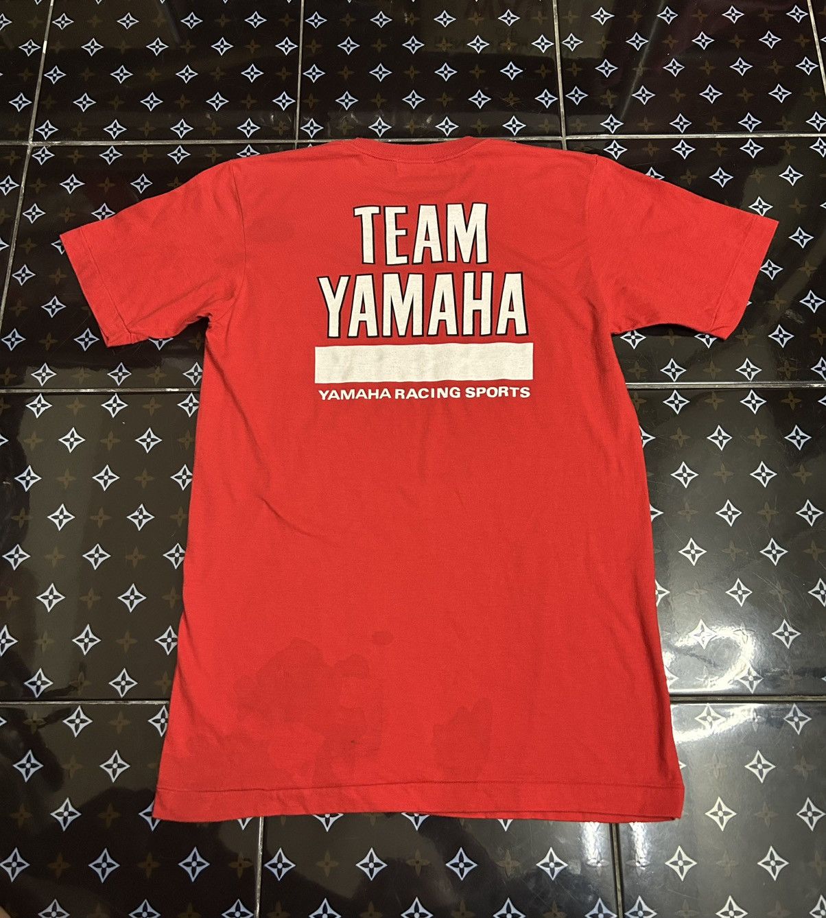 Yamaha Rare Vintage Team Yamaha Racing Sports T-Shirt Made in Japan Size US XXS / EU 40 - 2 Thumbnail