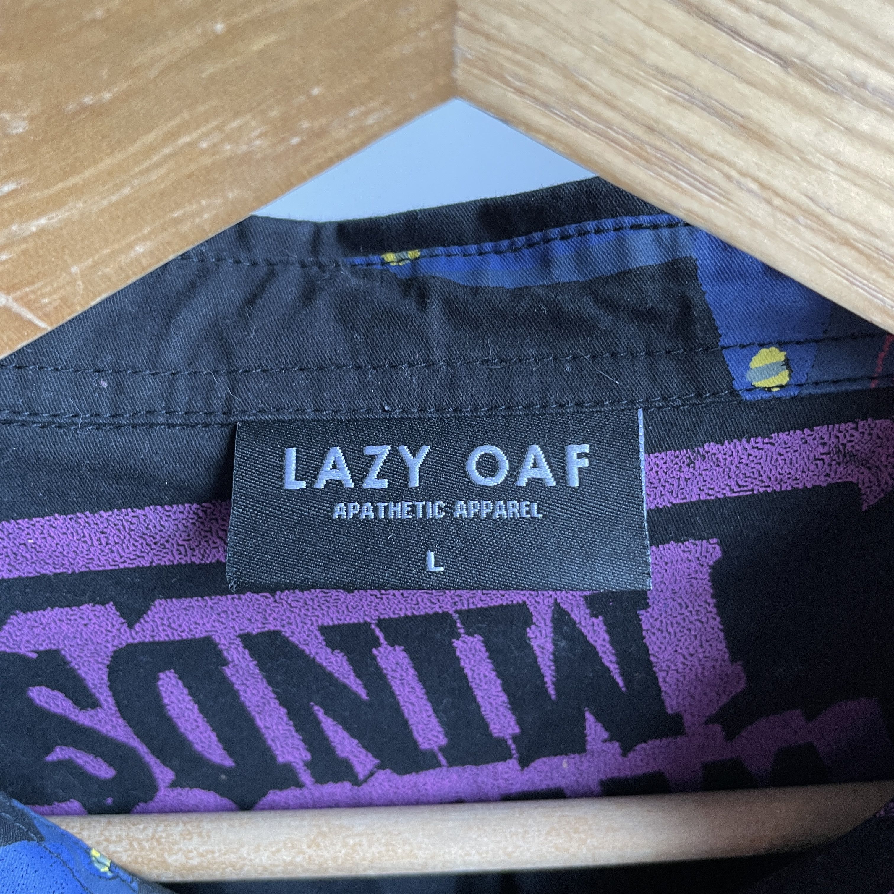 Lazy Oaf Lazy Oaf Bodies Without Minds Short Sleeve Shirt Size L Size US L / EU 52-54 / 3 - 4 Thumbnail