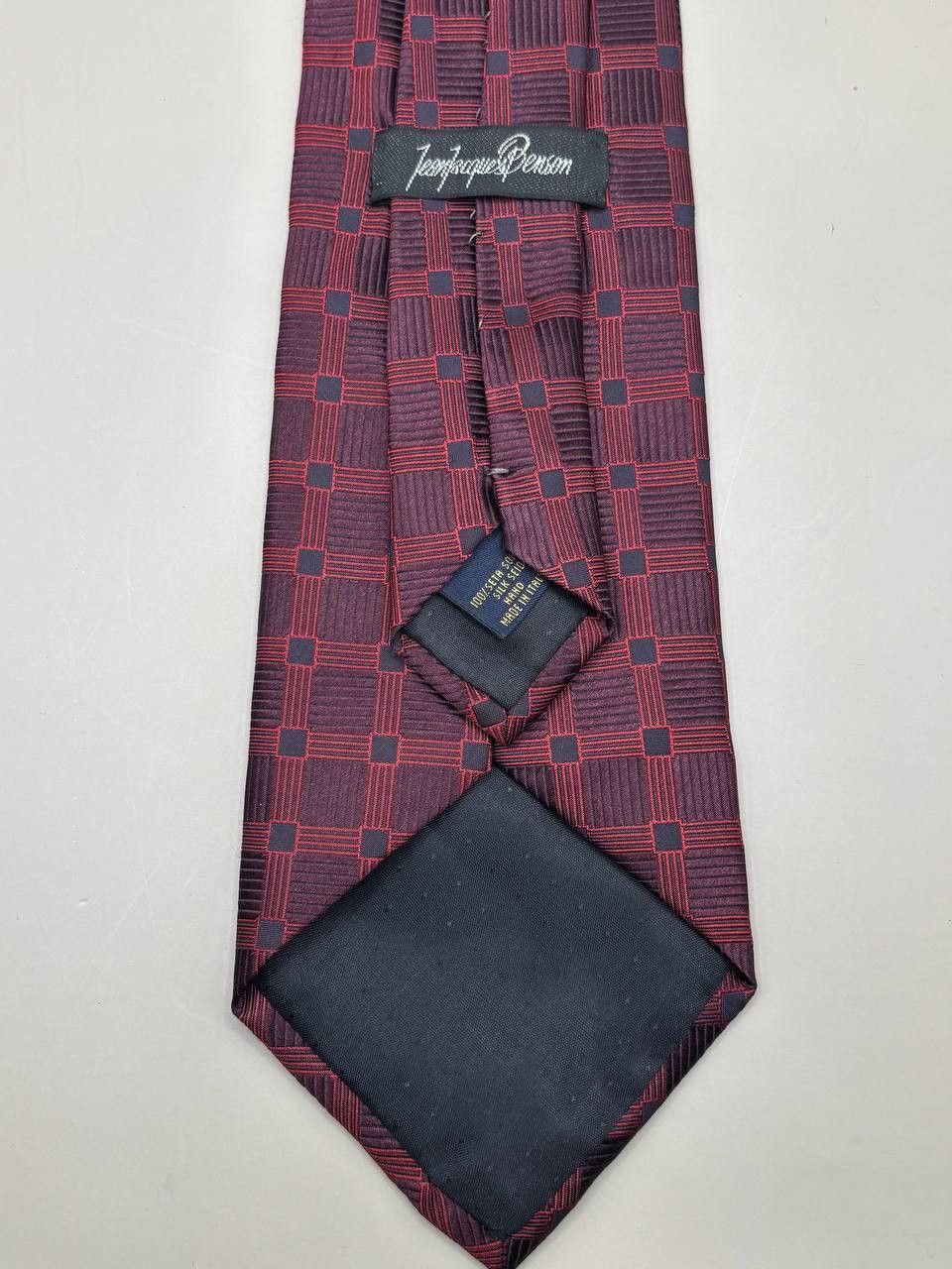 Vintage Jean Jacques Benson Handmade Italian Silk Tie Size ONE SIZE - 4 Thumbnail