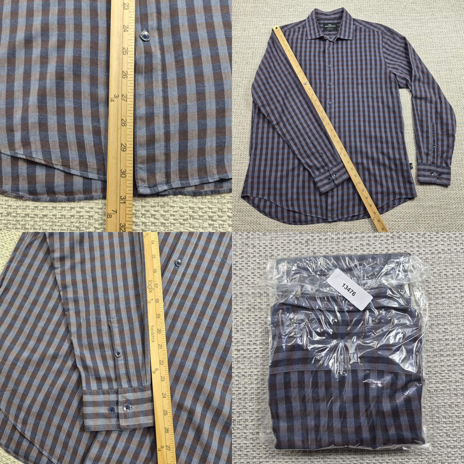 Rodd & Gunn Rodd & Gunn Button Up Shirt Mens Large Check Long Sleeve Casual Preppy Size US L / EU 52-54 / 3 - 9 Thumbnail