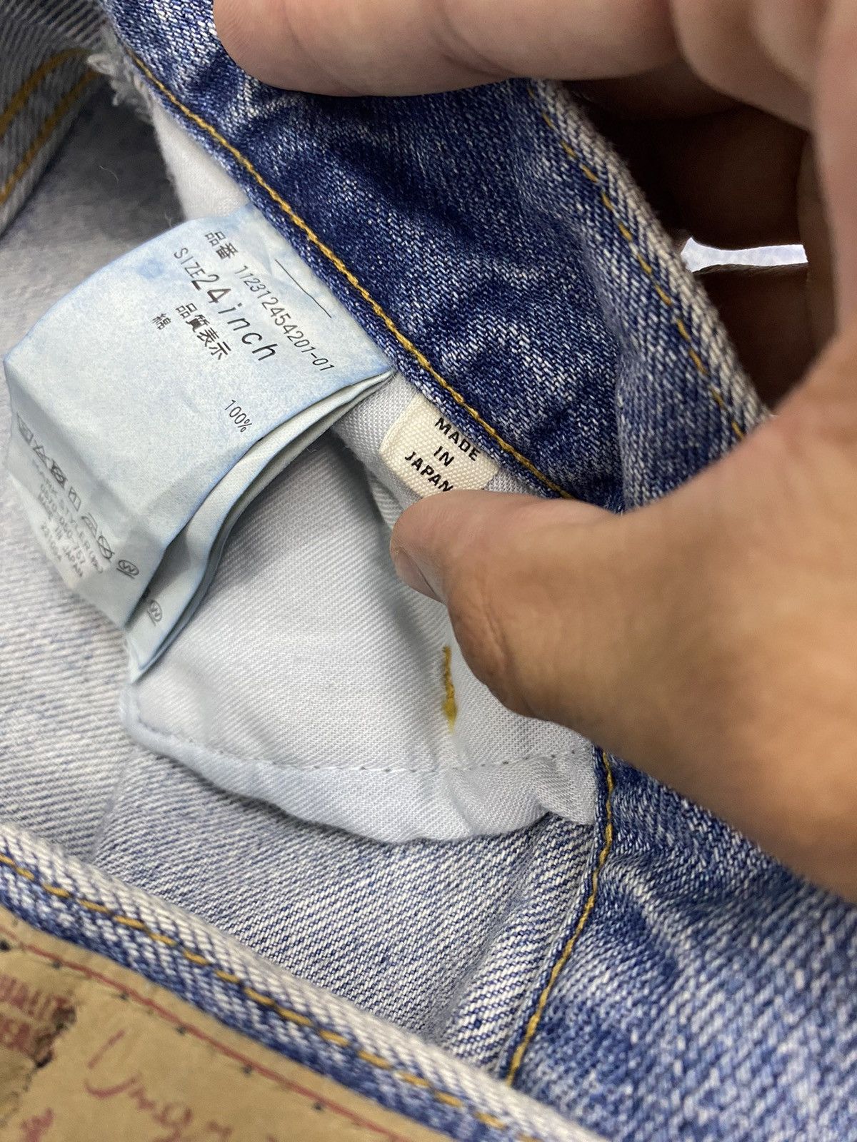 Hysteric Glamour × Undercover 🔥BAGGY JEANS SLANTED WAIST UNGRID JAPAN UNDERCOVER STYLE Size US 34 / EU 50 - 11 Thumbnail