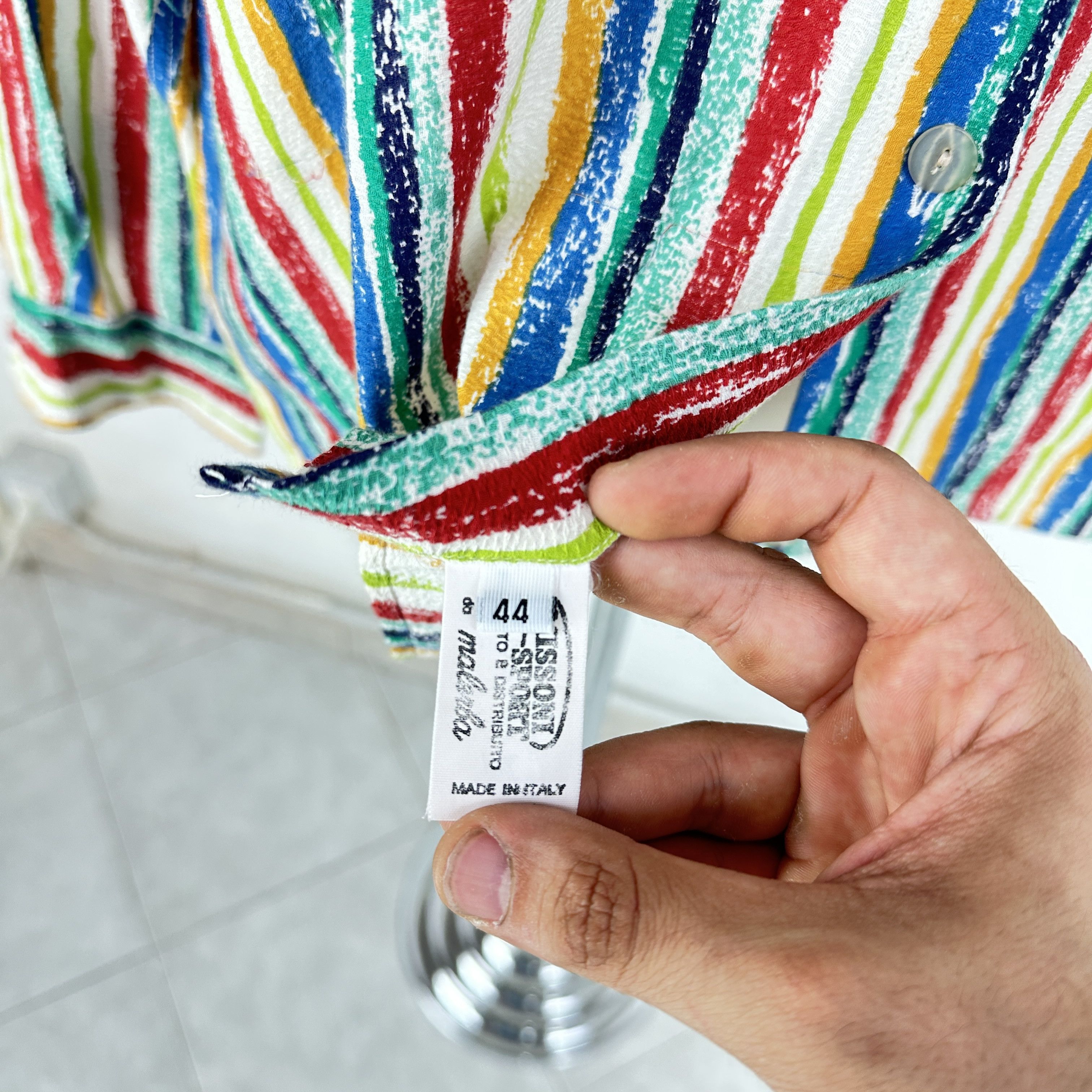 Missoni Camicia MISSONI Cotone Righe Multicolor – 44 IT Size M / US 6-8 / IT 42-44 - 6 Thumbnail