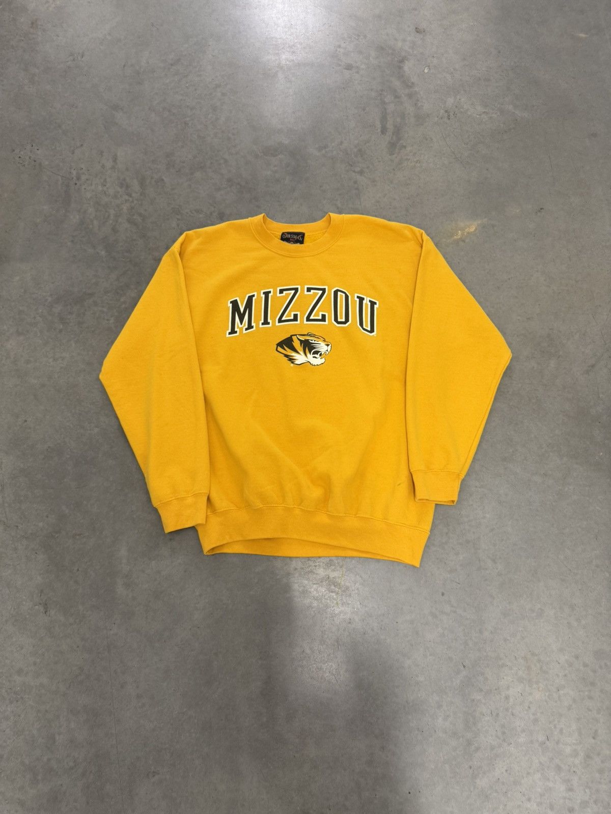 NCAA Mizzou Tigers Vintage Sweatshirt Y2K 2000s Yellow NCAA L Size US L / EU 52-54 / 3 - 7 Thumbnail