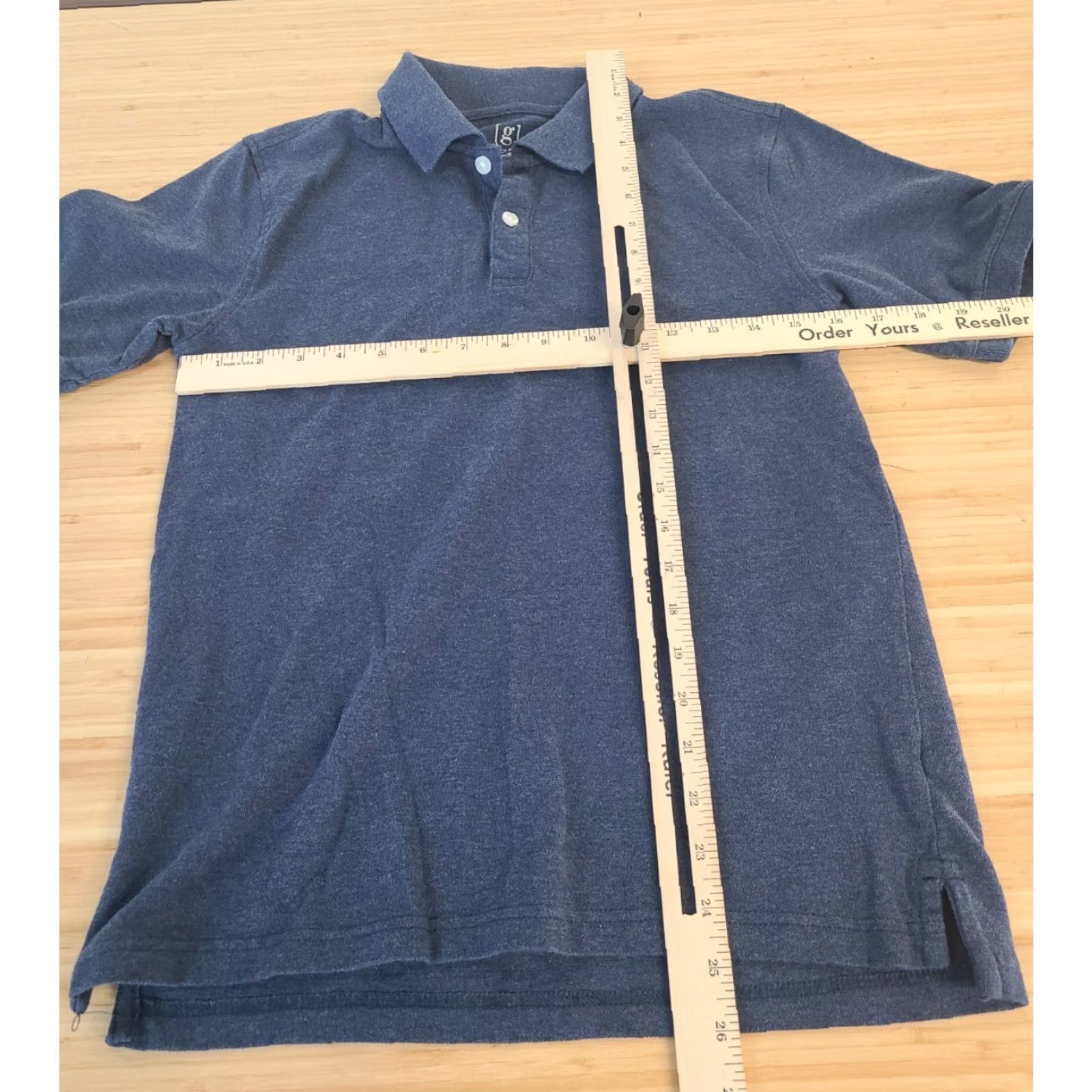 George George Polo Shirt Mens XS Short Sleeve Blue Stretch Size US XS / EU 42 / 0 - 3 Thumbnail