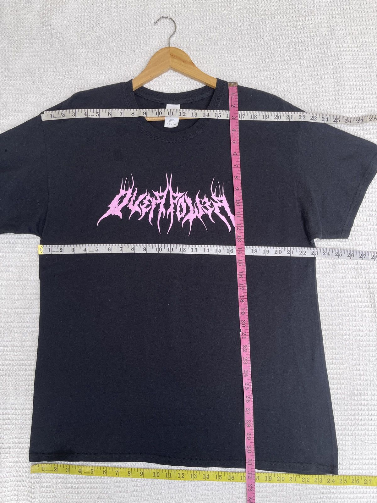 Band Tees Last🔥Vtg OVERPOWER One Mind One Prison Metal Band Tee Size US XL / EU 56 / 4 - 9 Thumbnail