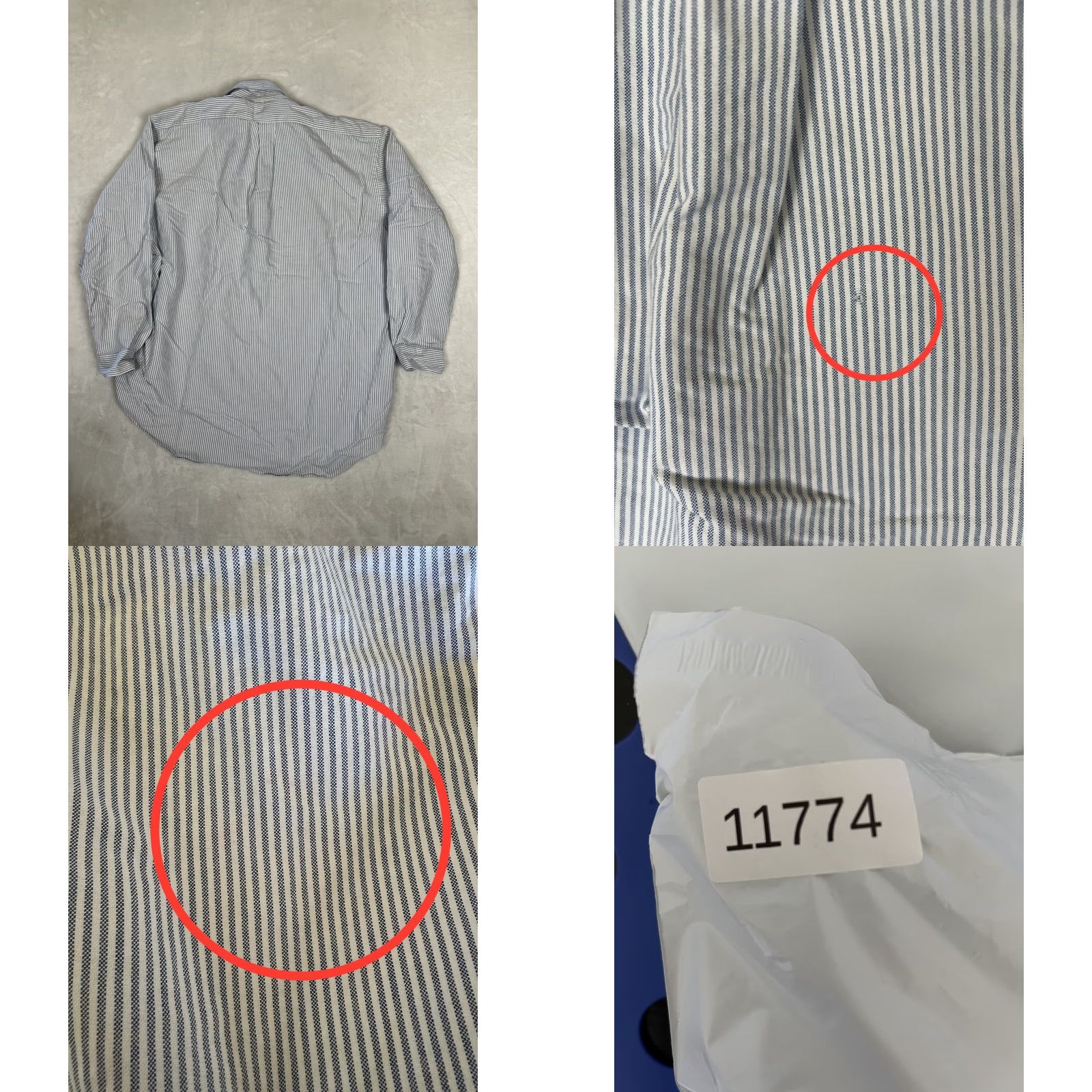 Ralph Lauren Ralph Lauren Oxford Shirt Mens XL Blue Striped Button-Down Long Sleeve Size US XL / EU 56 / 4 - 8 Thumbnail