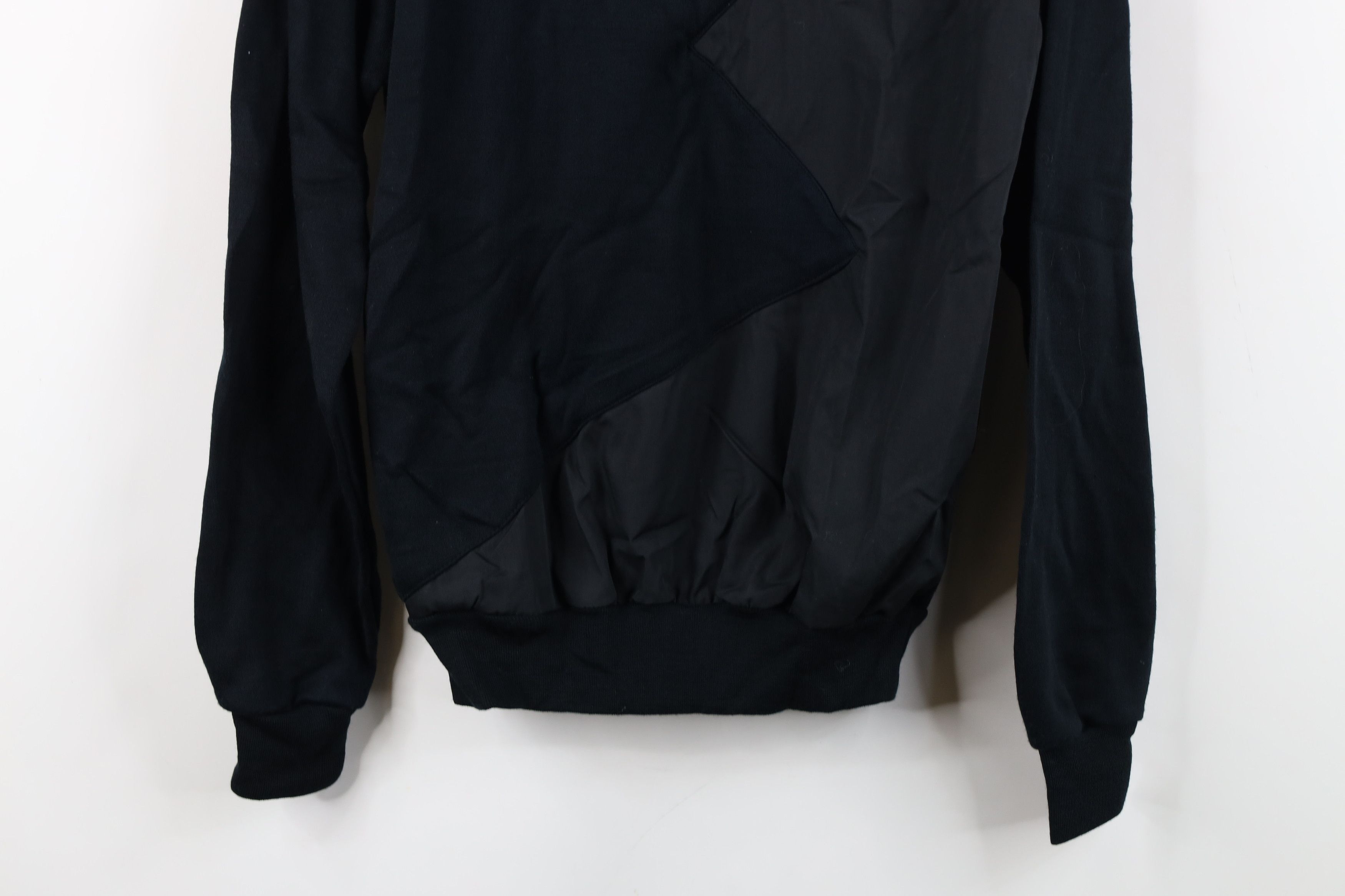 Vintage Deadstock Vintage 90s Streetwear Side Zip Sweatshirt Black Size US L / EU 52-54 / 3 - 3 Thumbnail