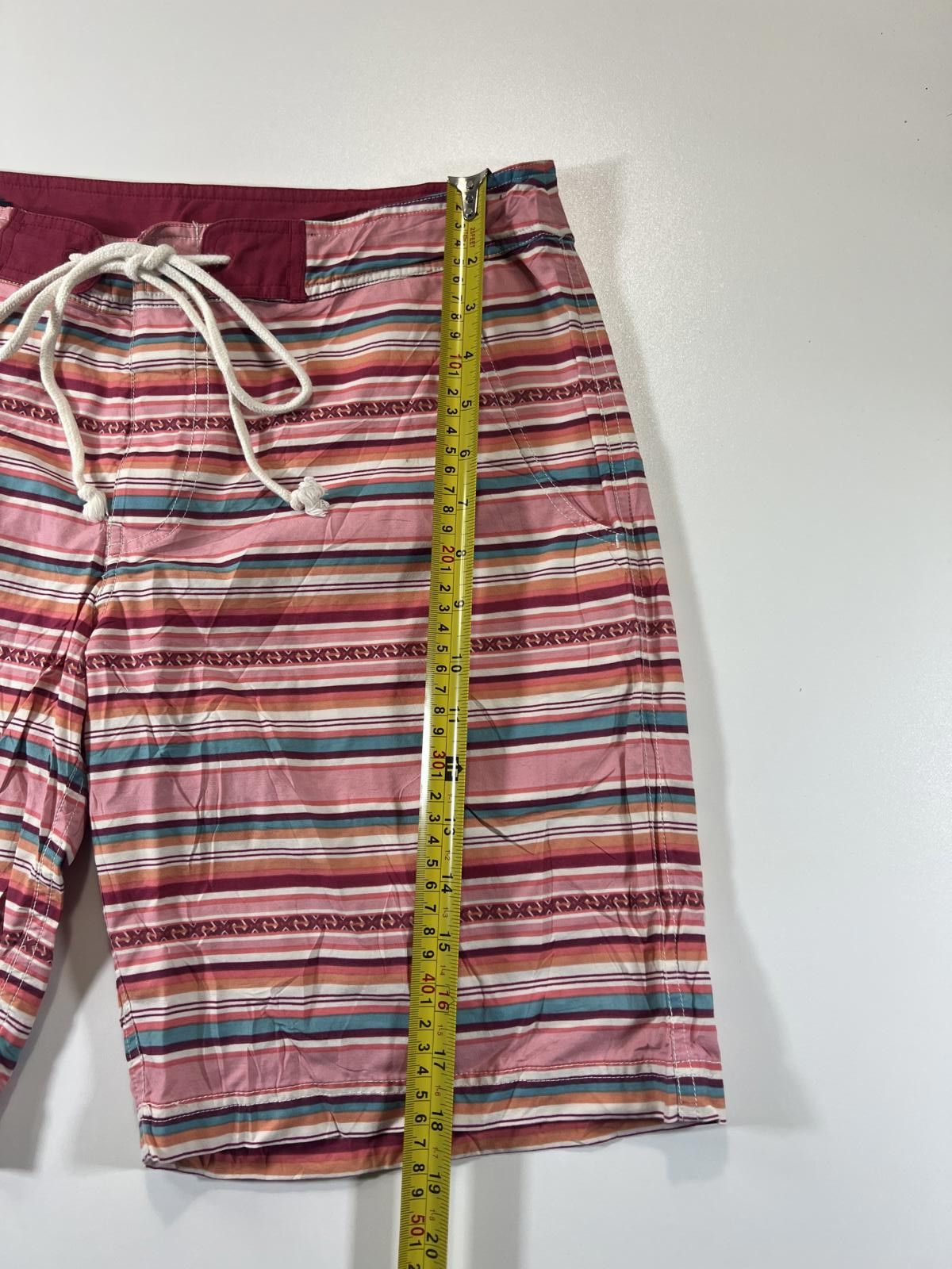 Unknown London Vintage Pendleton pin Striped Drawstring Shorts 34 Size US 34 / EU 50 - 8 Thumbnail