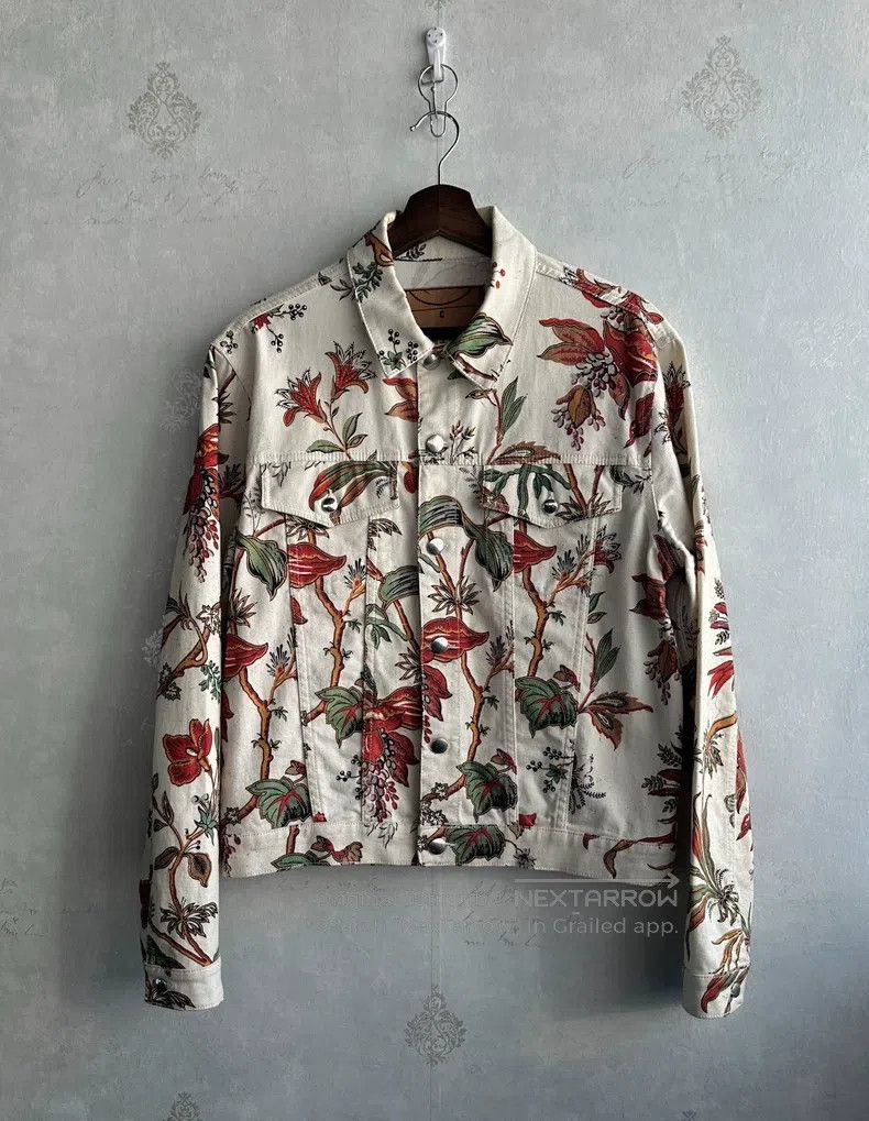 Alexander McQueen Alexander Mcqueen Floral denim jacket Size US M / EU 48-50 / 2 - 1 Thumbnail