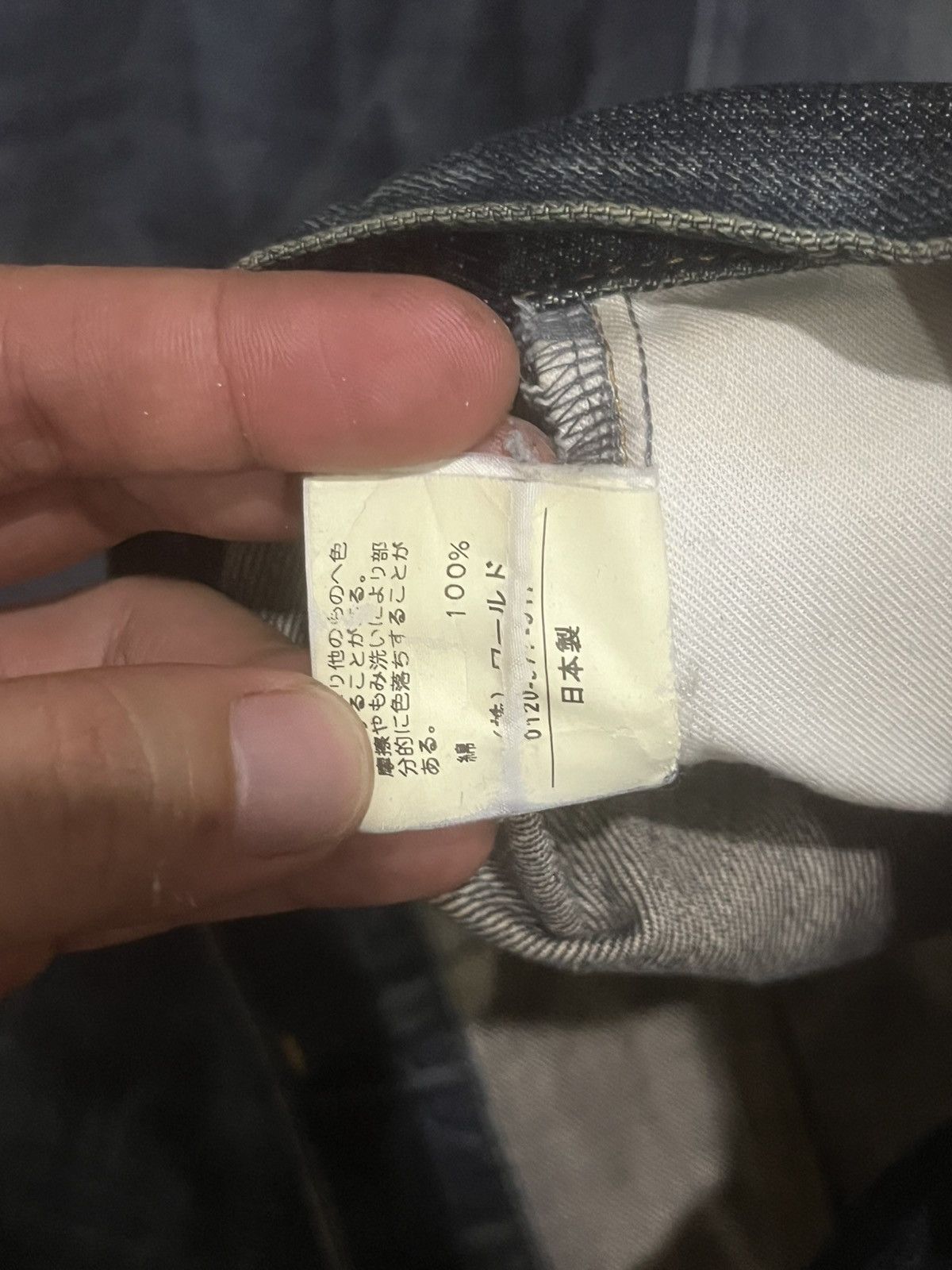 Takeo Kikuchi Vintage Takeo Kikuchi Dark Blue Faded Washed Selvedge Jeans Size US 32 / EU 48 - 22 Thumbnail