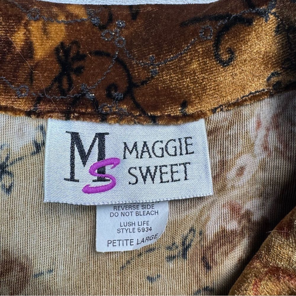 Other NWT New Vintage Maggie Velvet Tank Top Long Sleeve Shirt Se Size L / US 10 / IT 46 - 9 Thumbnail