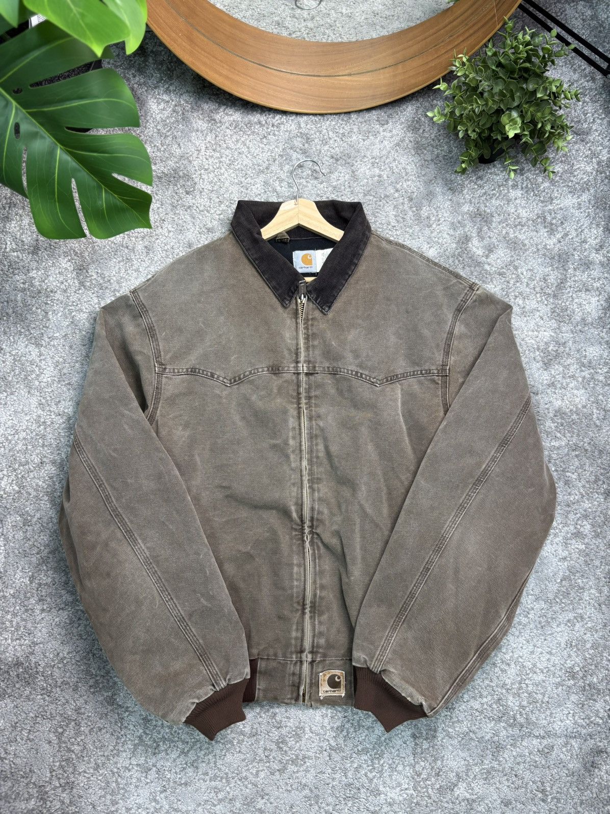 Carhartt × Vintage Vintage Carhartt Santa Fe Jacket Faded Size US XXL / EU 58 / 5 - 9 Thumbnail