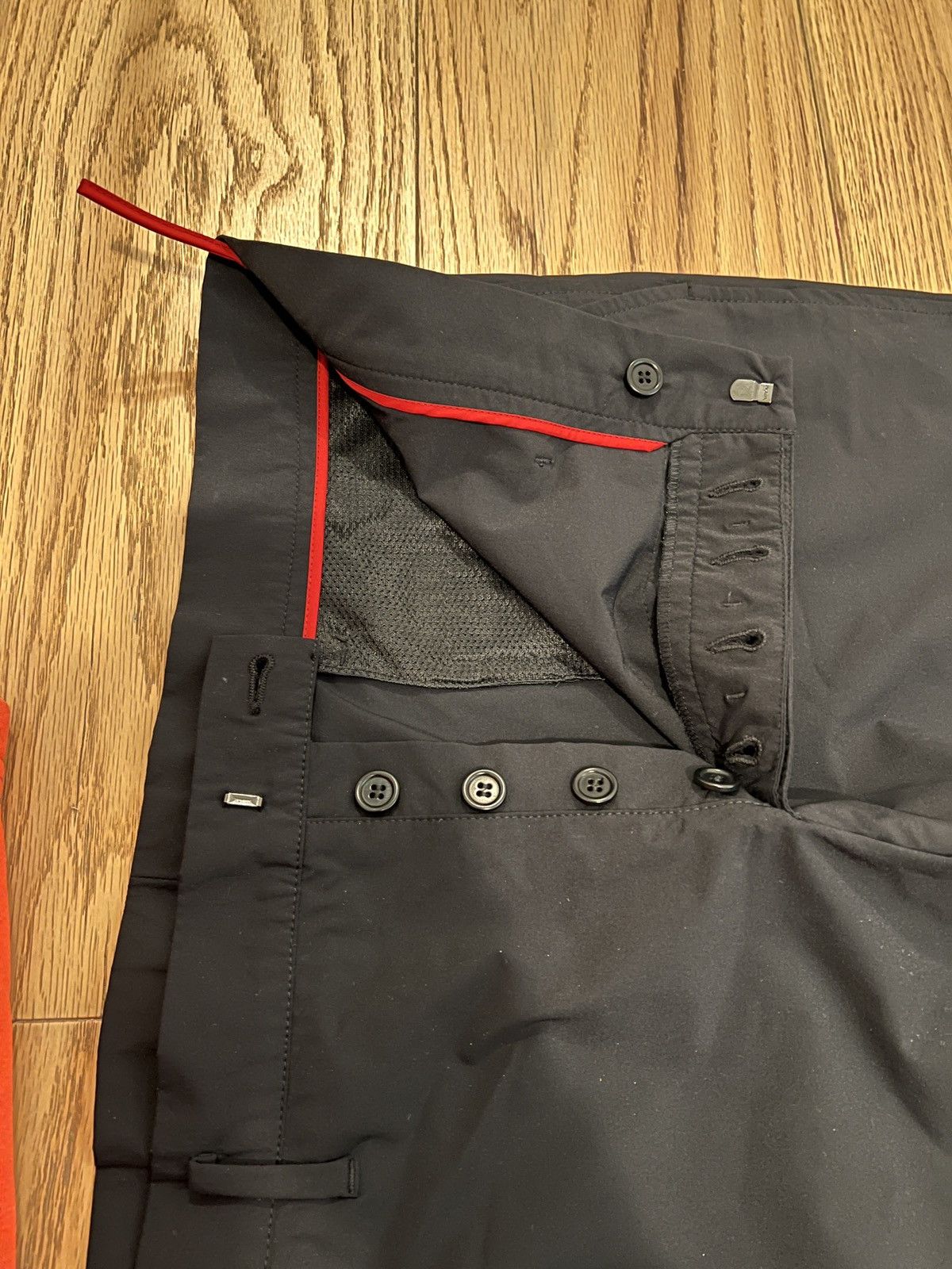 Prada Prada Sport Linea Rossa Black Pants Size US 36 / EU 52 - 10 Thumbnail