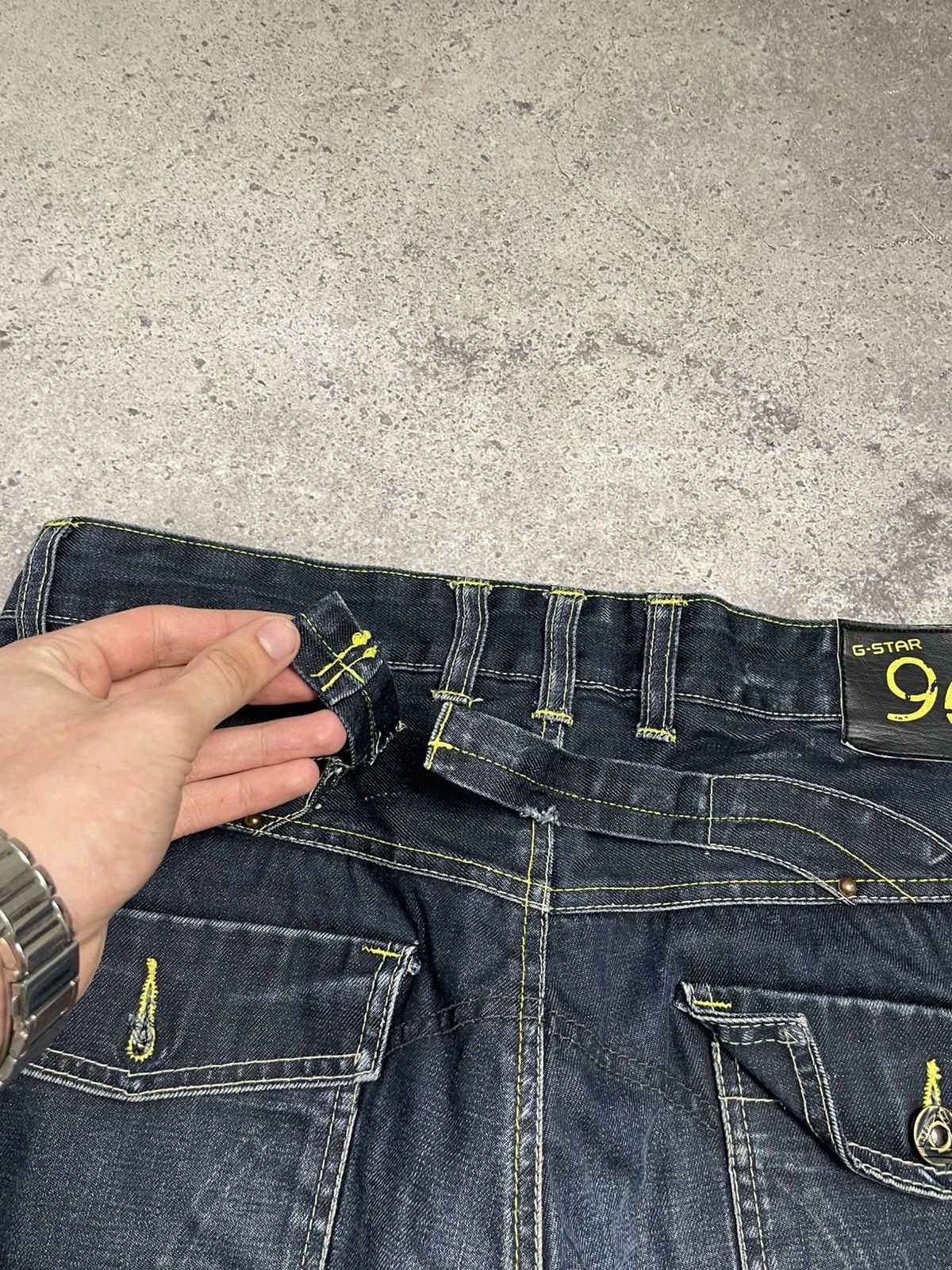G-Star × Vintage G-Star Jeans Knee Patch Jeans Size US 36 / EU 52 - 6 Thumbnail