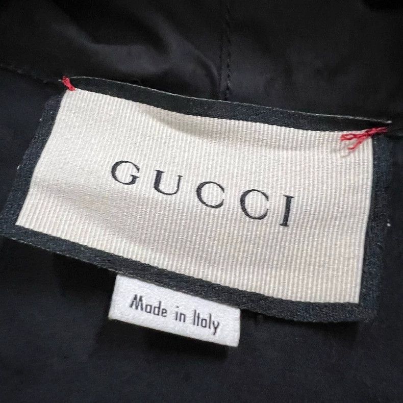 Gucci Gucci Logo Hooded Drawstring Jacket-2506 Size US L / EU 52-54 / 3 - 3 Thumbnail