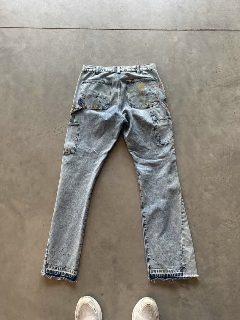 Gallery Dept. Gallery dept carpenter paint splatter denim blue Size US 33 - 6 Thumbnail