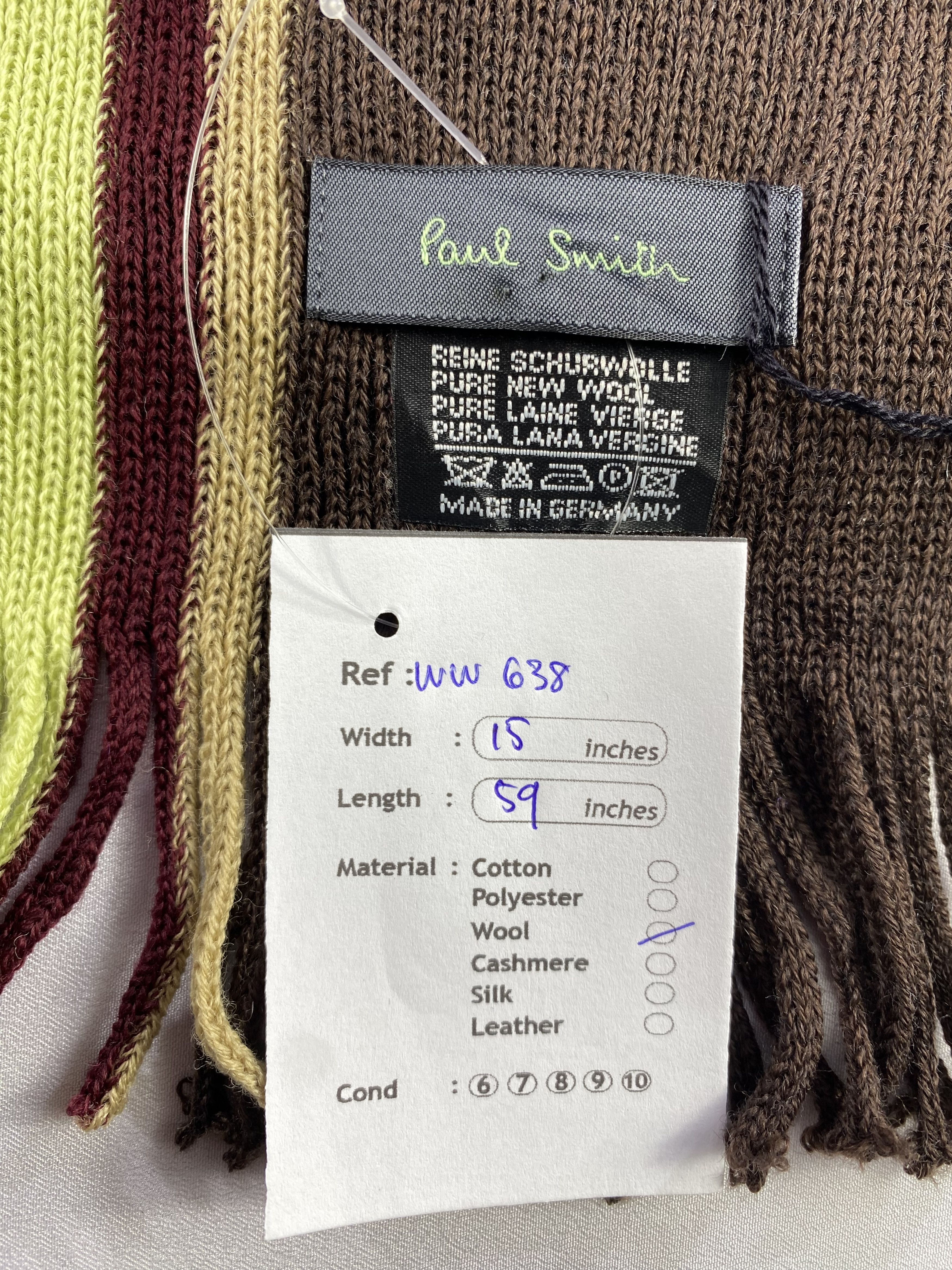 Paul Smith × Vintage Paul Smith Scarf / Muffler / Neckwear Size ONE SIZE - 12 Thumbnail
