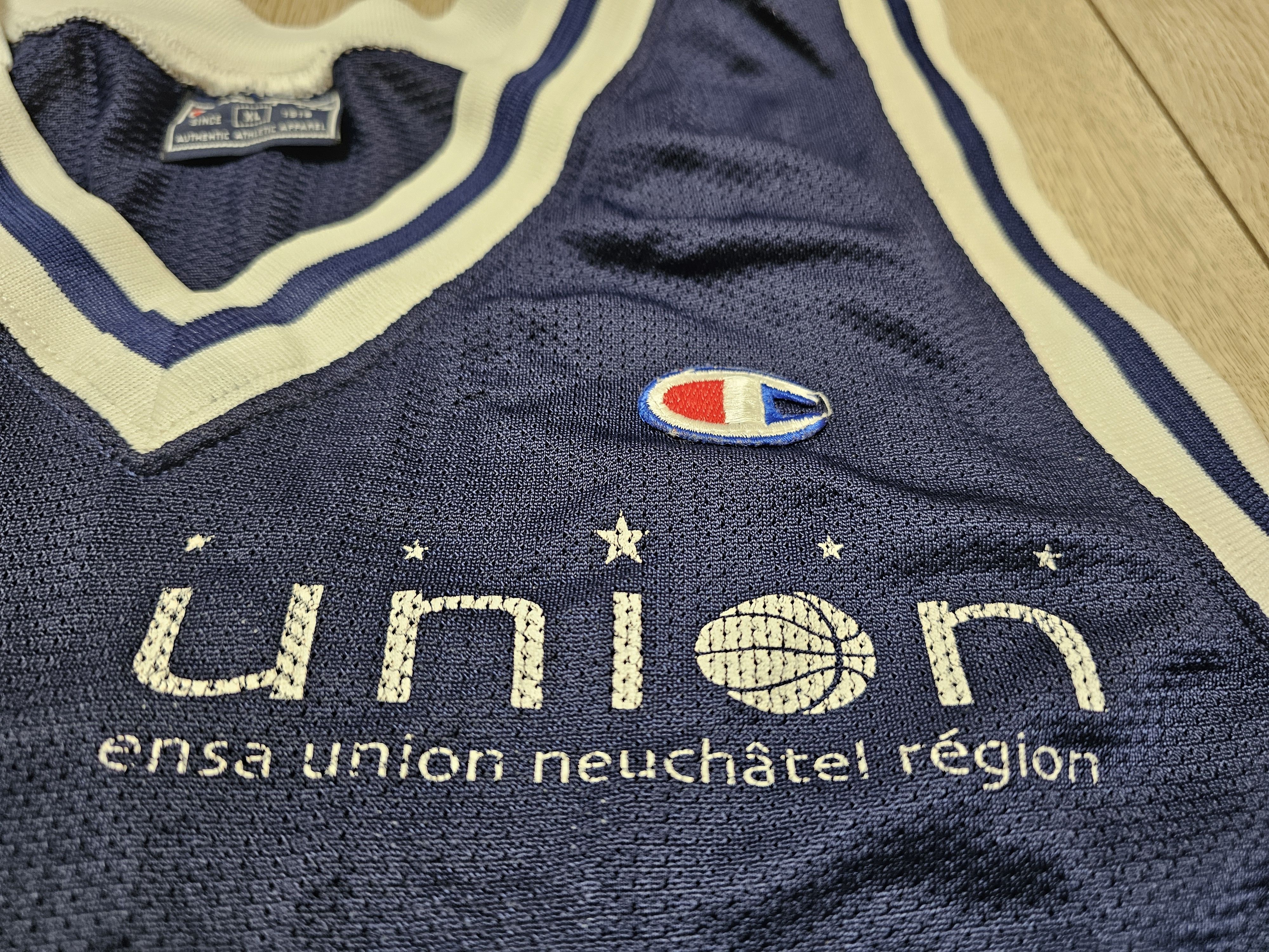 All Sport UNION NEUCHATEL VINTAGE BASKETBALL JERSEY SWITZERLAND Size US XL / EU 56 / 4 - 4 Thumbnail