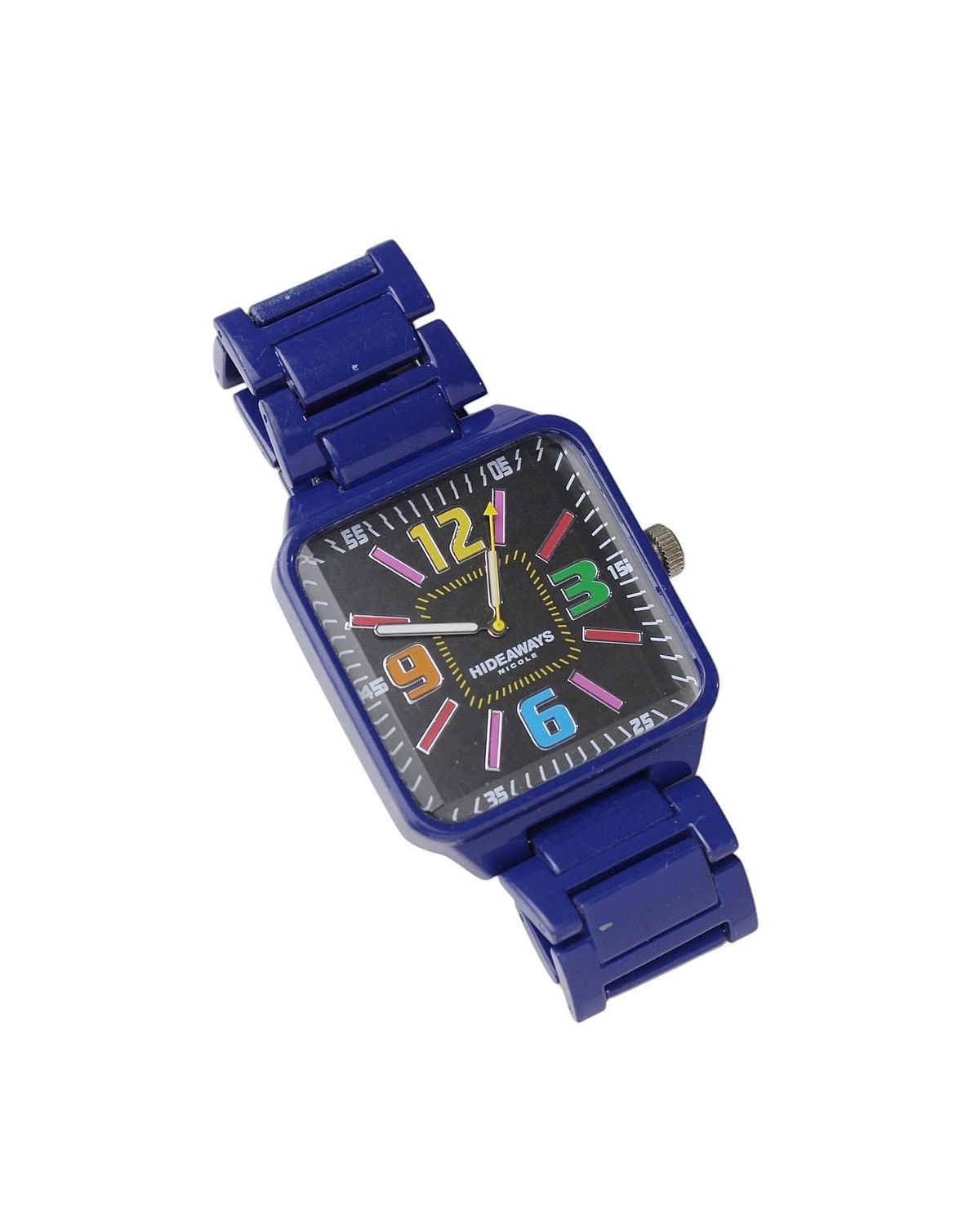 HIDEAWAYS 2000S HIDEAWAYS BY NICOLE COLORBLOCK SQUARE WATCH Size ONE SIZE - 1 Thumbnail