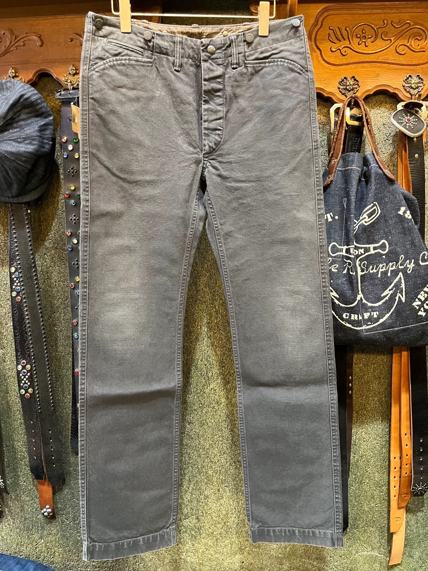 RRL Ralph Lauren rare rrl thick canvas work pants Size US 33 - 1 Thumbnail