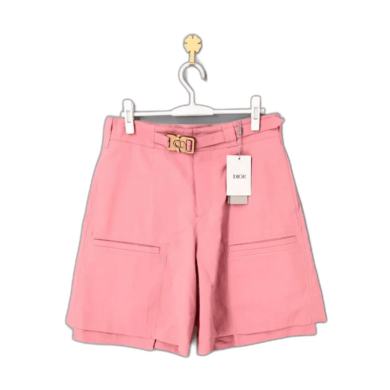 Dior Dior Pink Cotton Cargo Shorts for Men-yf Size US 44 / EU 60 - 1 Thumbnail