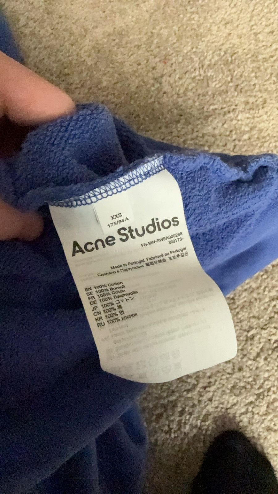Acne Studios Acne Studios Farmy Rib Chain Hoodie Size US M / EU 48-50 / 2 - 6 Thumbnail