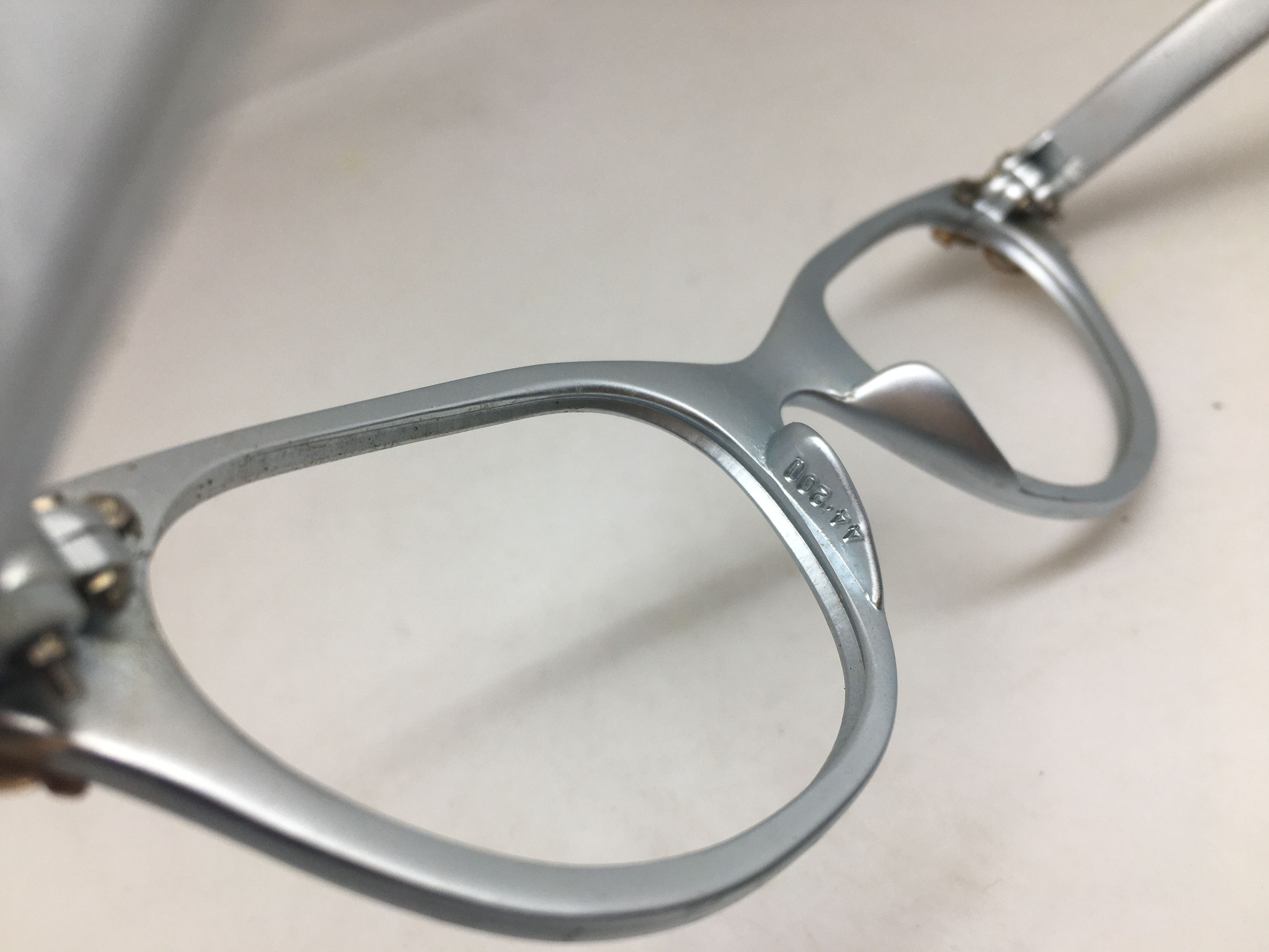 Vintage Vintage 50 AluminiumTura Cateye Diva Girls Eyeglasses Size ONE SIZE - 6 Thumbnail