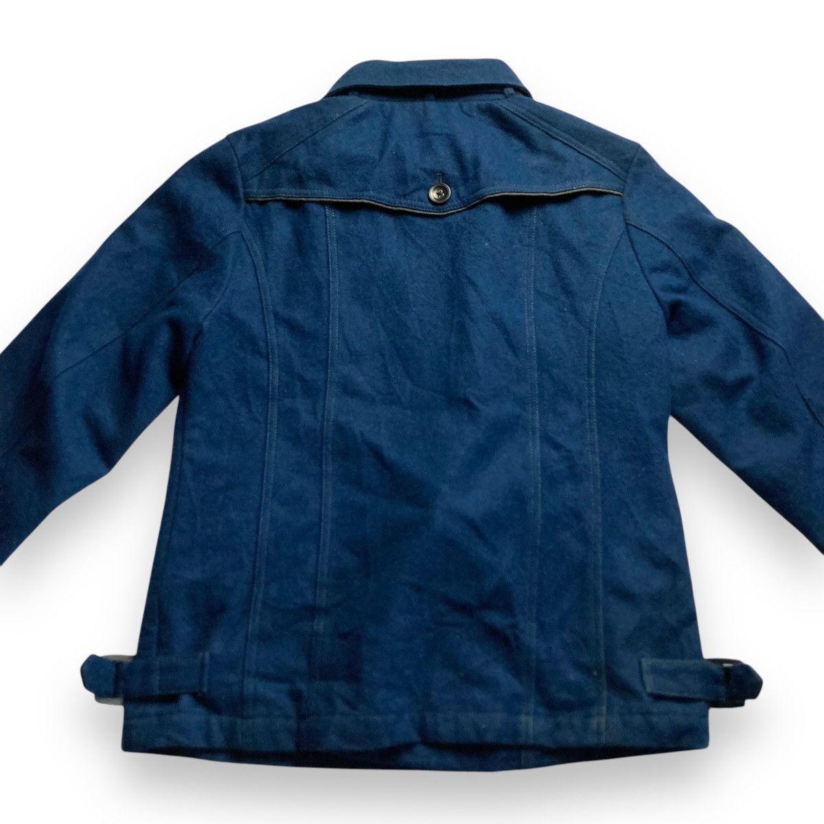 If Six Was Nine 🇯🇵 NEUTRAL INFINITY BUCKLE WAIST WOOL JACKET Size US M / EU 48-50 / 2 - 13 Thumbnail