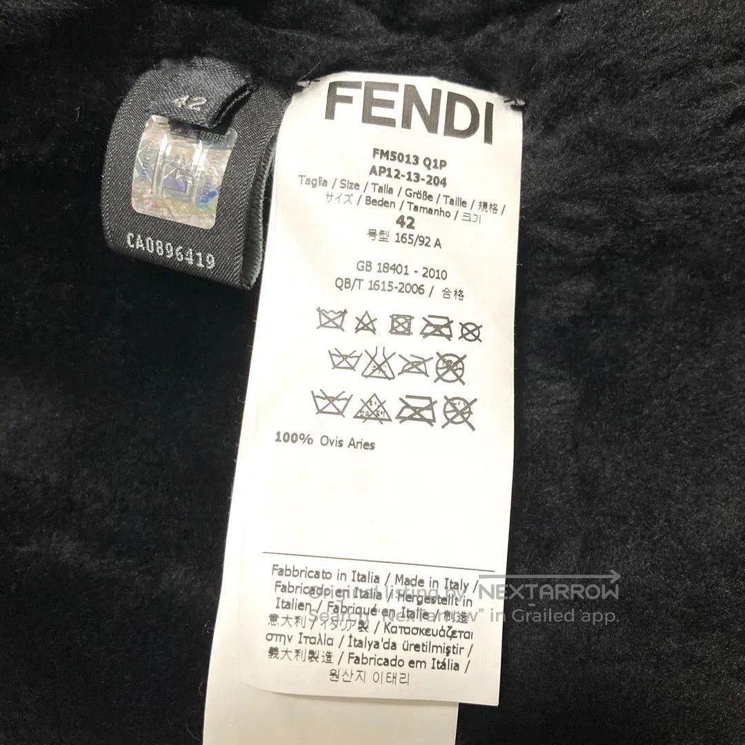 Fendi FENDI Sheepskin Leather Jacket. Size US XS / EU 42 / 0 - 9 Thumbnail