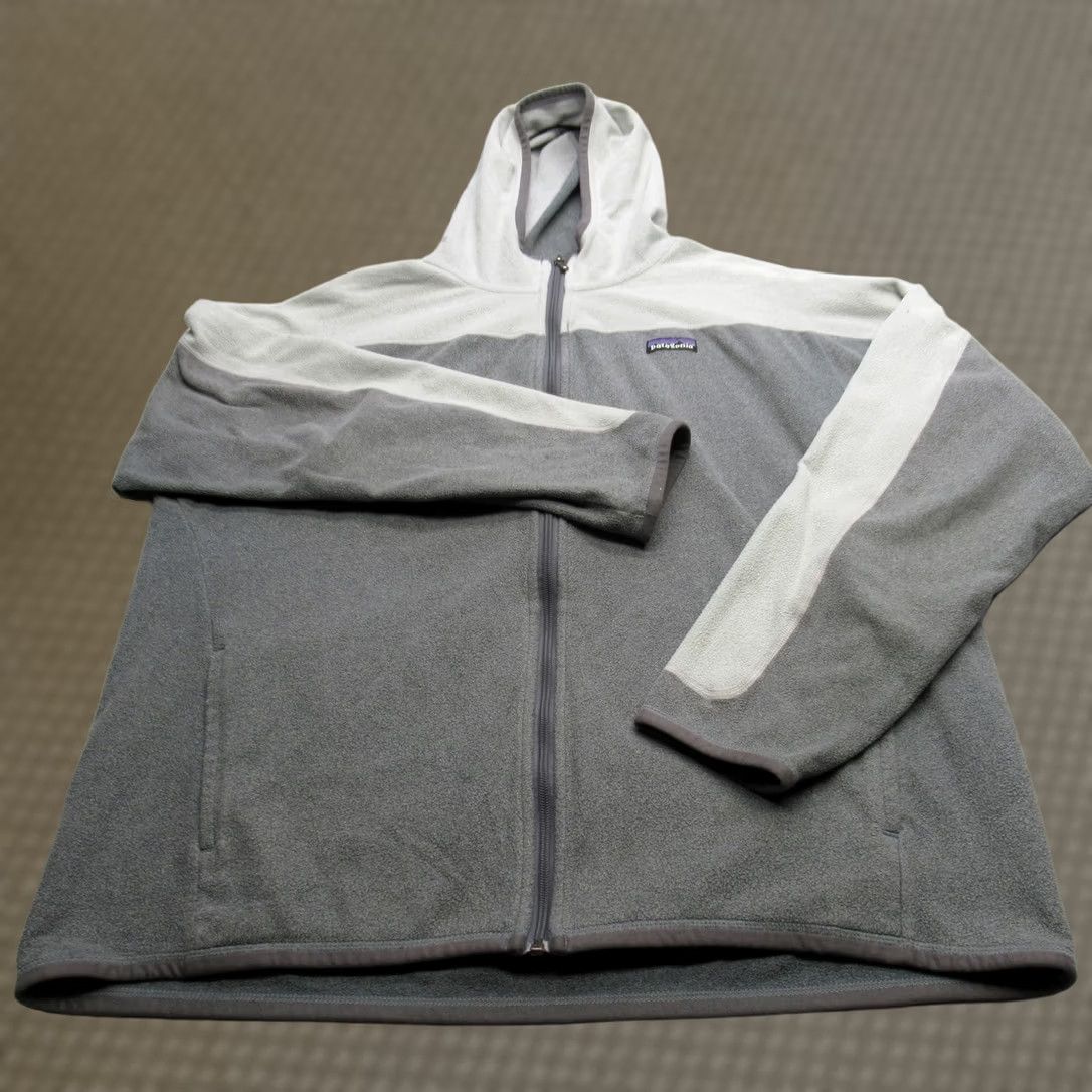 Patagonia Patagonia Jacket Mens XL Gray Fleece Hood FullZip Outdoors Hiking Pocket Araveto Size US XL / EU 56 / 4 - 1 Thumbnail