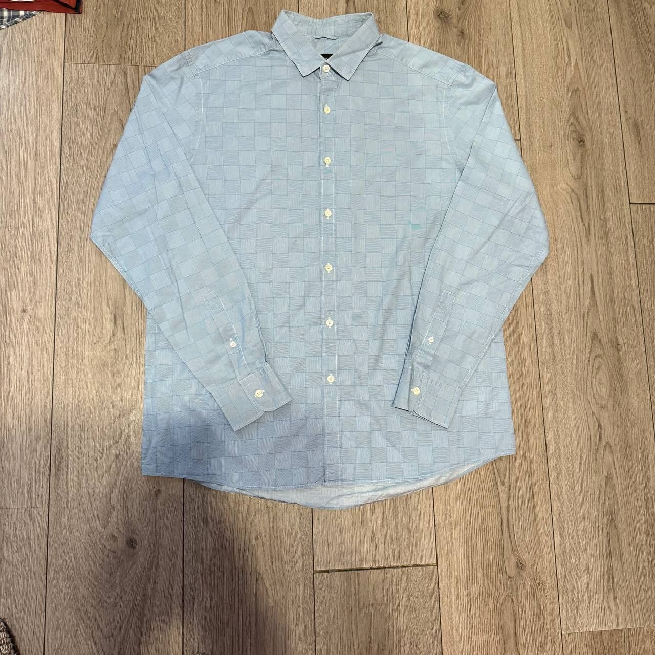 Ermenegildo Zegna ermengildo zegna shirt mens XL check Blue Size US XL / EU 56 / 4 - 2 Thumbnail