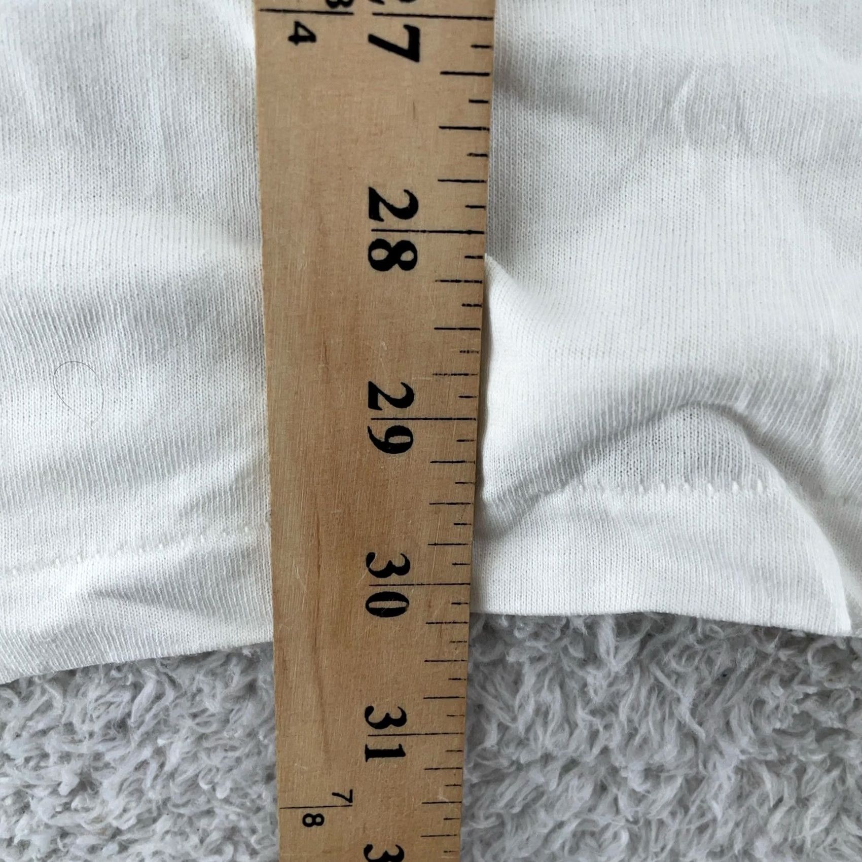 Hanes VINTAGE Hanes White T-Shirt Mens S Short Sleeve Crew Neck Cotton Plain Size US S / EU 44-46 / 1 - 6 Thumbnail