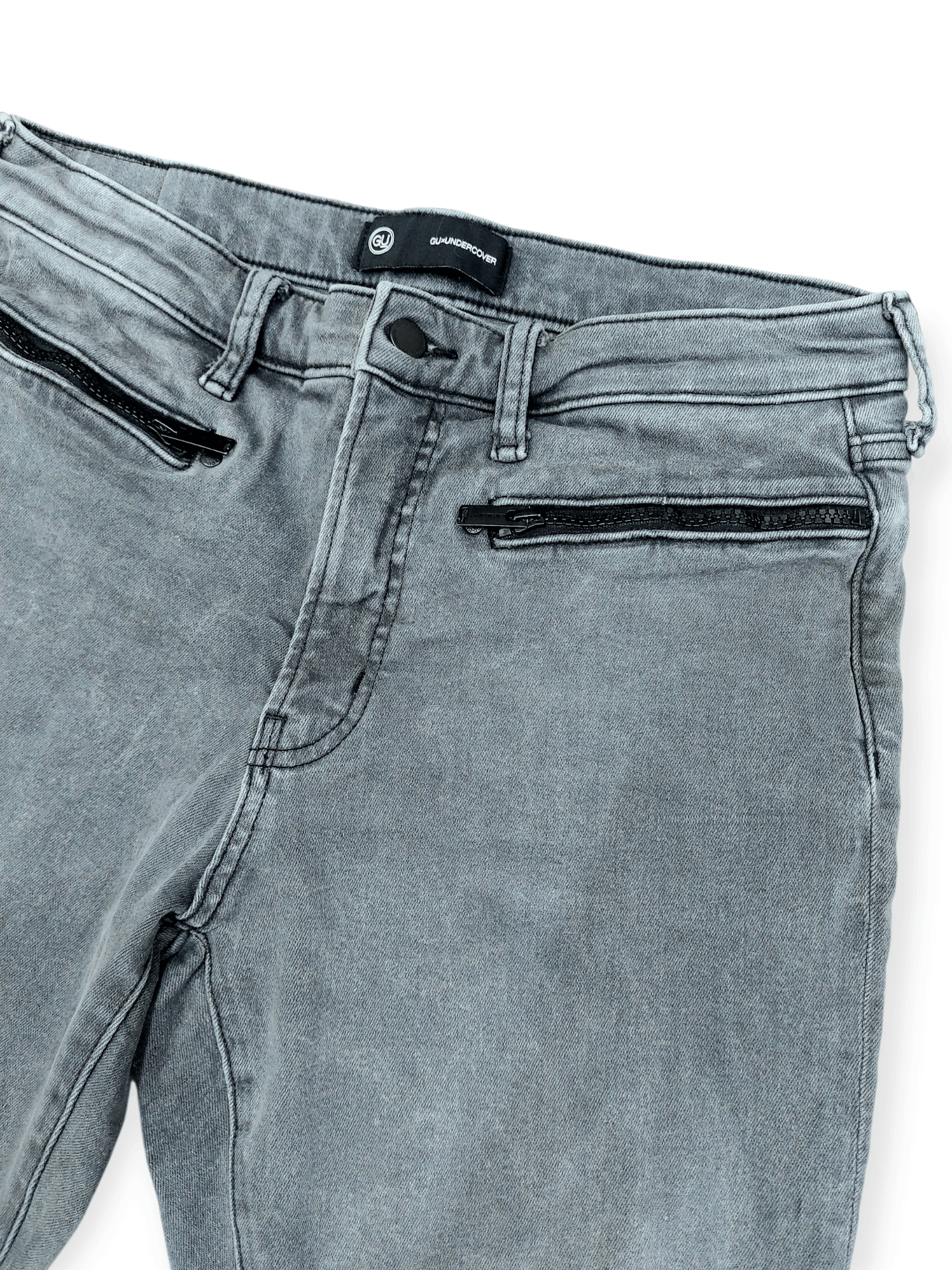 Undercover GU x Undercover Kosmik Noise Smoke Phantom Zip-Pocket Denim Size US 30 / EU 46 - 9 Thumbnail
