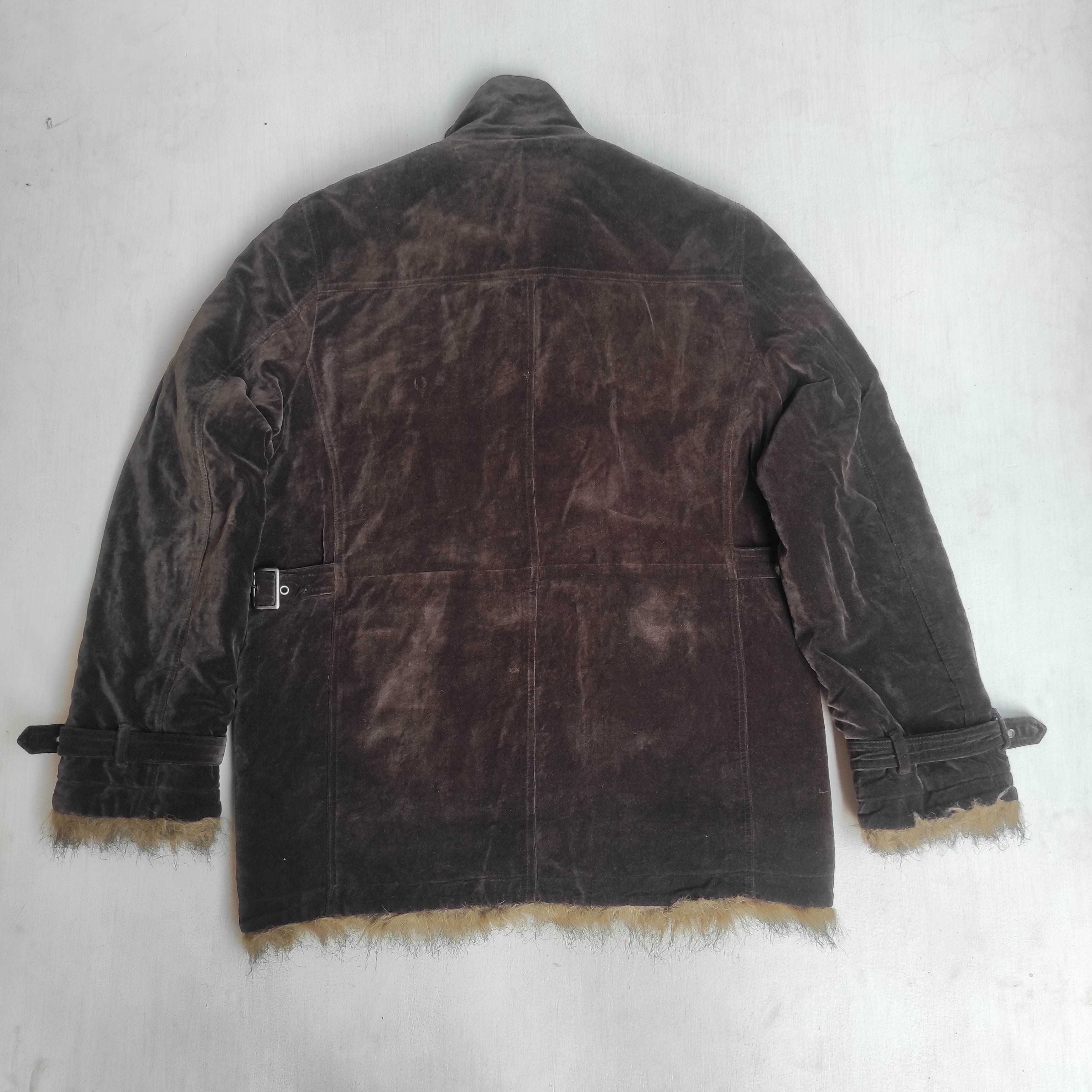 14th Addiction Bernings Sho Faux Fur Shearling Bondage Velvet Jacket Size US M / EU 48-50 / 2 - 17 Thumbnail