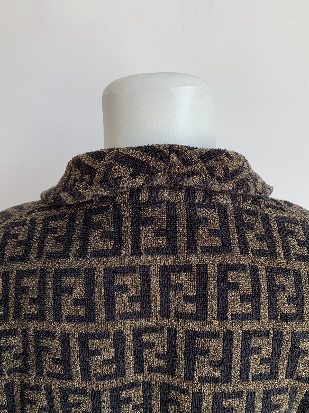 Fendi Vintage Fendi Zucca Bathrobe Teleria Size US L / EU 52-54 / 3 - 18 Thumbnail
