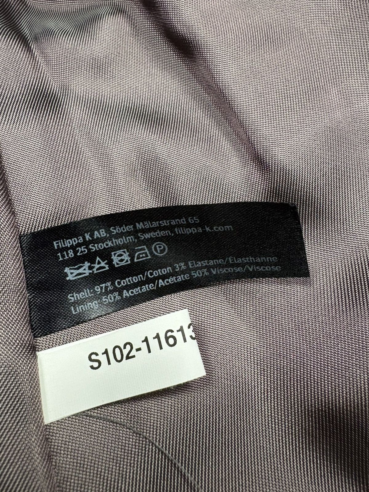 Filippa K Filippa K Women’s Classic Cotton Stretch Blazer Jacket M Size M / US 6-8 / IT 42-44 - 11 Thumbnail