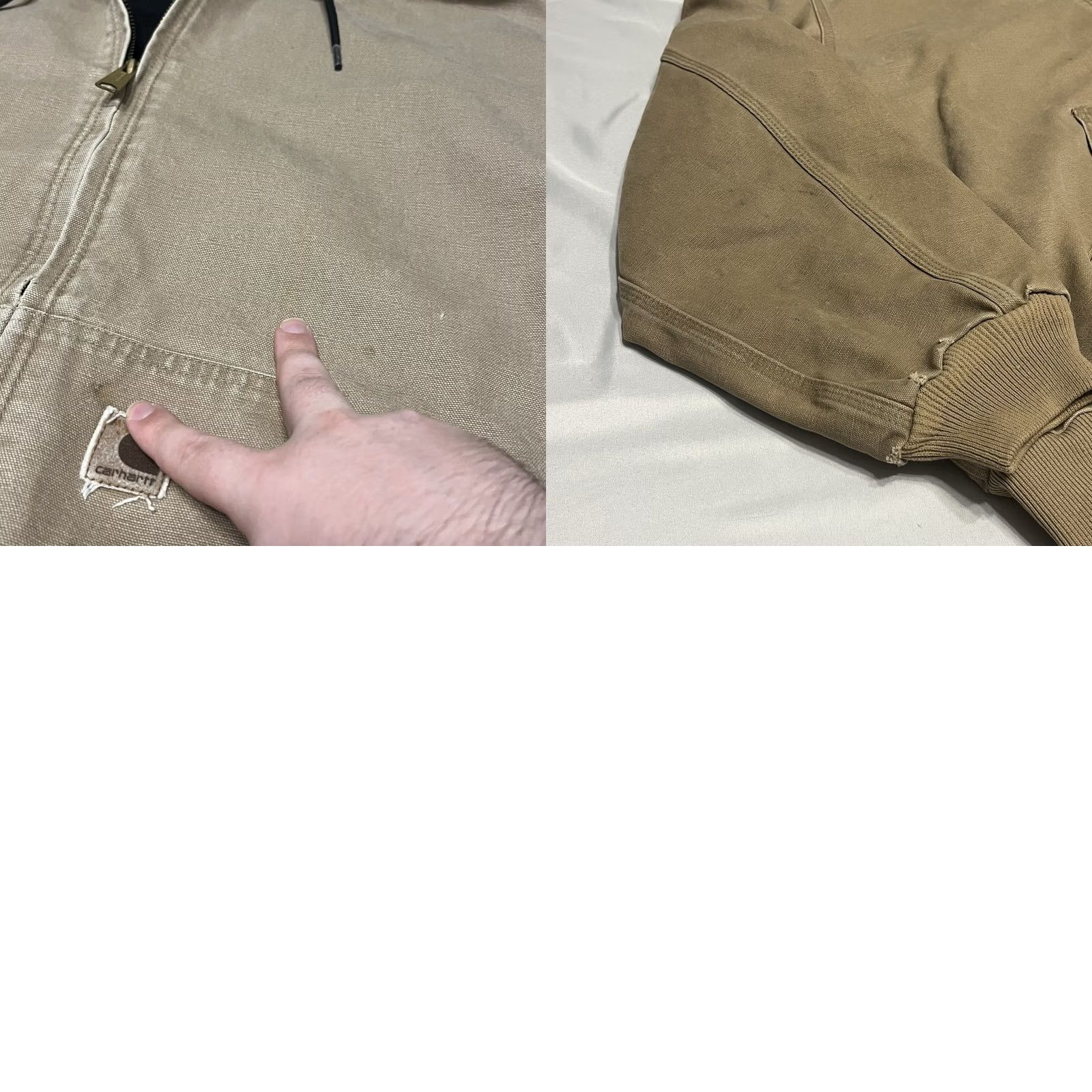 Carhartt VINTAGE Carhartt Active Jacket Mens 3XL Sandstone Saddle Tan Thermal J25 Y2K Outdoor USA Bomber Jacket Brown Cotton Lined Hooded Logo Size US XXL / EU 58 / 5 - 8 Thumbnail
