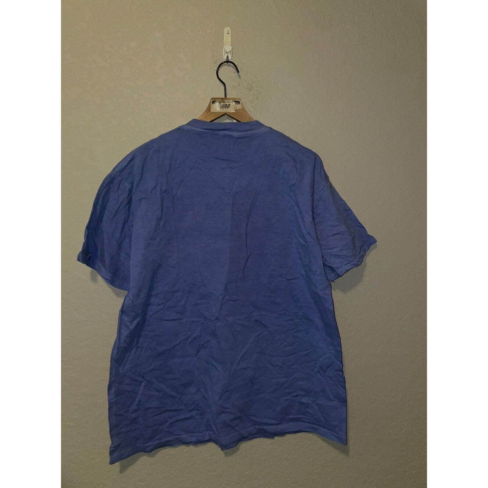 Vintage Retro 1990s Native American Inspired Art Work Blue Tee Shirt Size US L / EU 52-54 / 3 - 11 Thumbnail