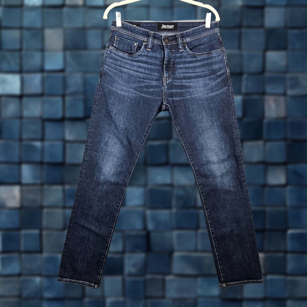 Denime Revtown Sharp Decade Denim Jeans Dark Wash Casual Size 30X29 Men's Size US 30 / EU 46 - 1 Thumbnail