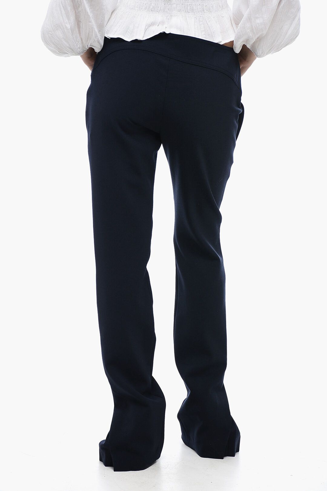 Off-White og1mm1125 Low-Waisted Pant in Midnight Blue Size 30" / US 8 / IT 44 - 2 Thumbnail