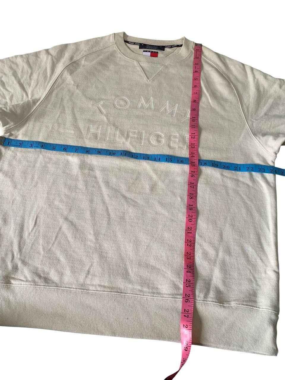 Tommy Hilfiger Vintage Tommy Hilfiger Sweatshirt Plain Short Sleeve Size US XL / EU 56 / 4 - 5 Thumbnail