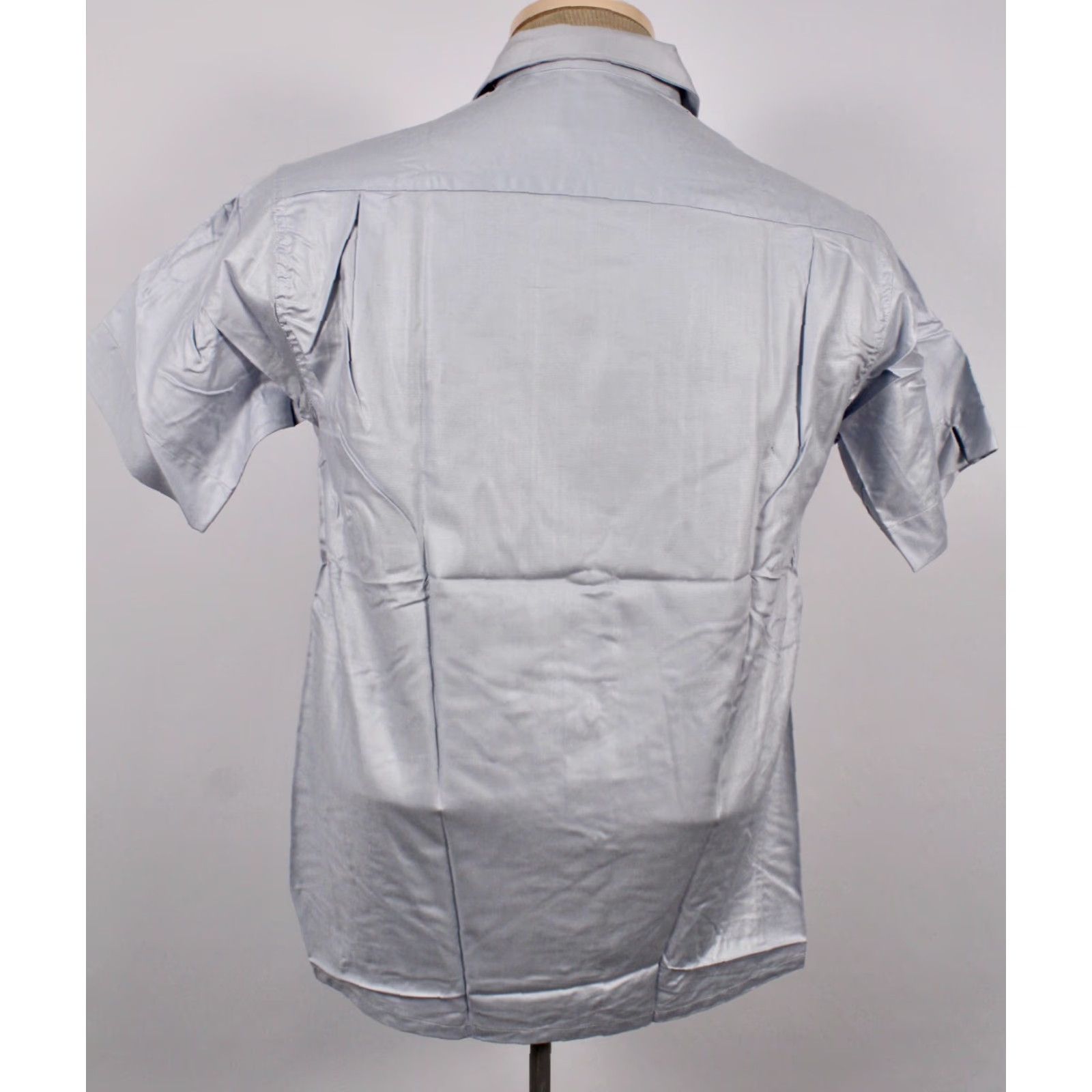 Vintage VINTAGE Blocks Shirt Mens 1950s Loop Collar Gray Rayon 50s Light S Size US S / EU 44-46 / 1 - 2 Thumbnail