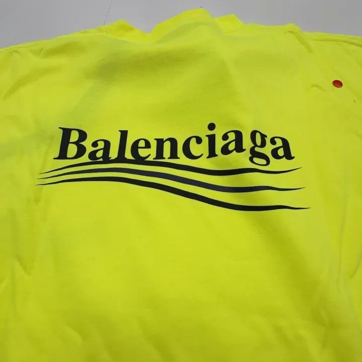 Balenciaga Balenciaga Balenciaga Logo Wave Print Short Sleeve TShirt Size US XS / EU 42 / 0 - 4 Thumbnail